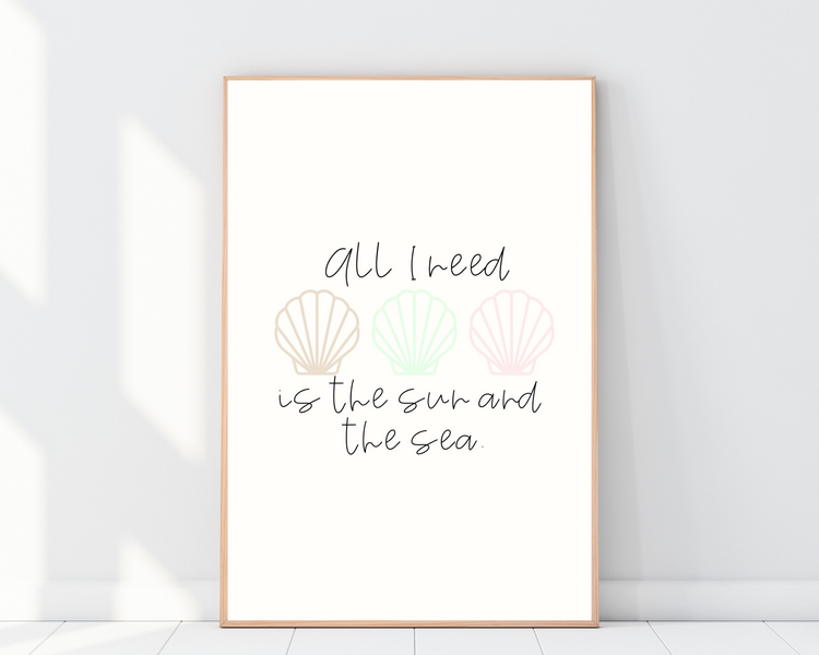 Shell Art Print Image