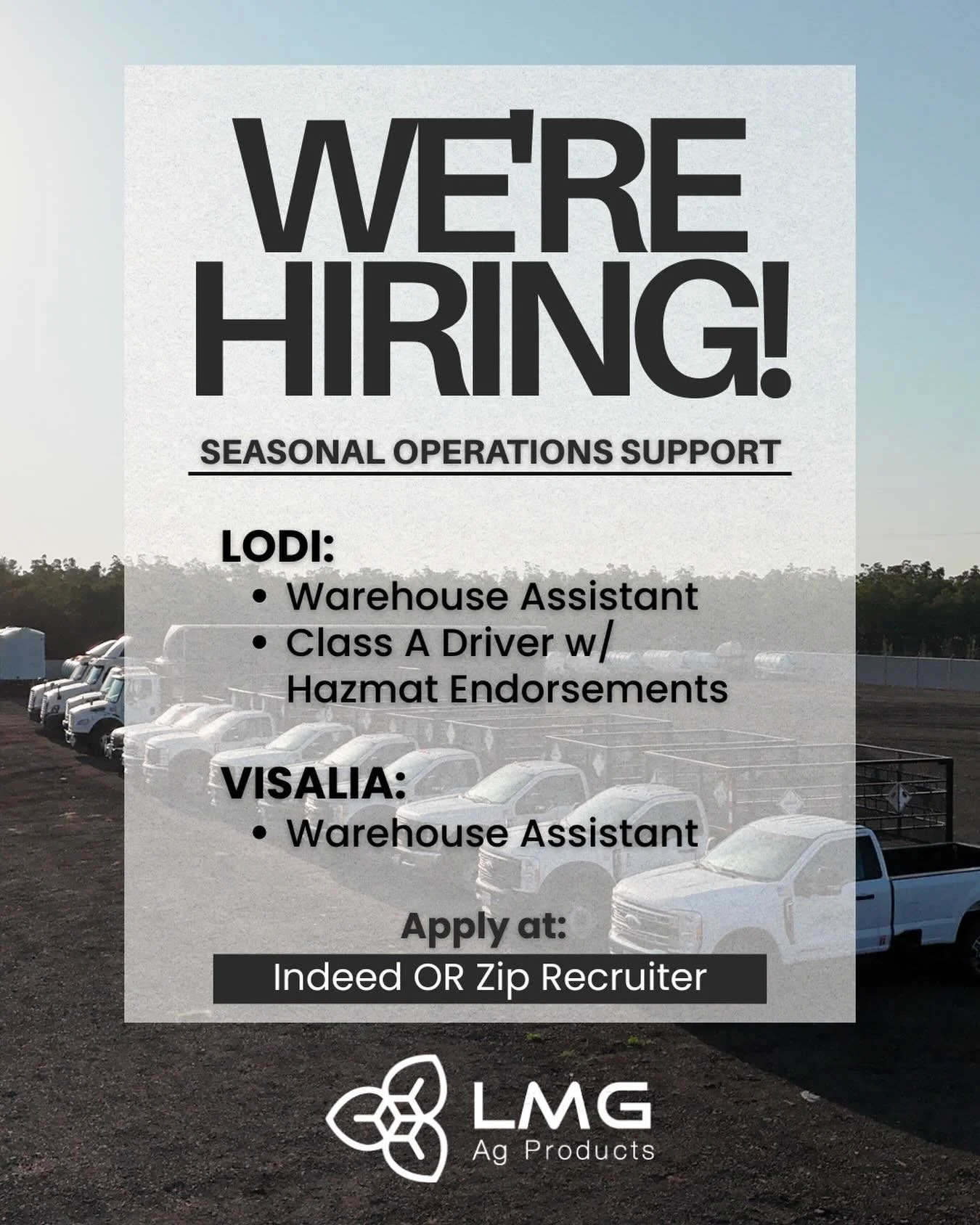 ‼️ Seasonal Operations Position Applications NOW OPEN

We are just about to start our busiest time of year, and with that, we need additional support to help us continue delivering the service, selection, savings, and satisfaction our customers expec