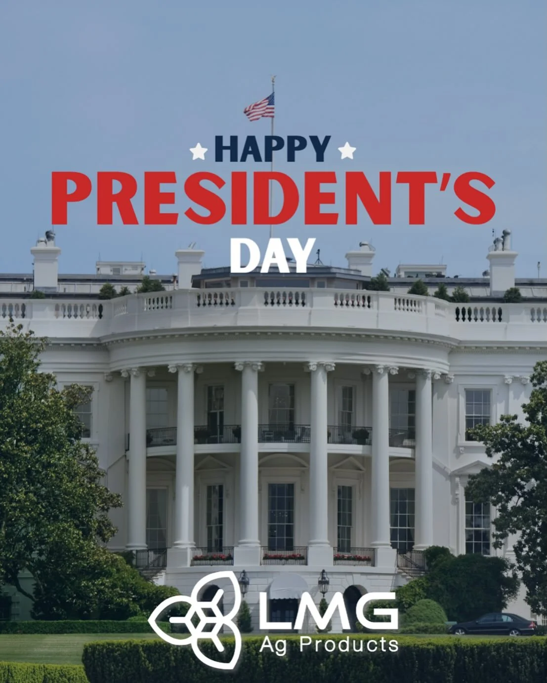 Happy Presidents Day from all of us at LMG Ag Products🇺🇸

Today we honor the leaders who have shaped our nation and the values of hard work, resilience, and service that continue to drive American agriculture forward.
