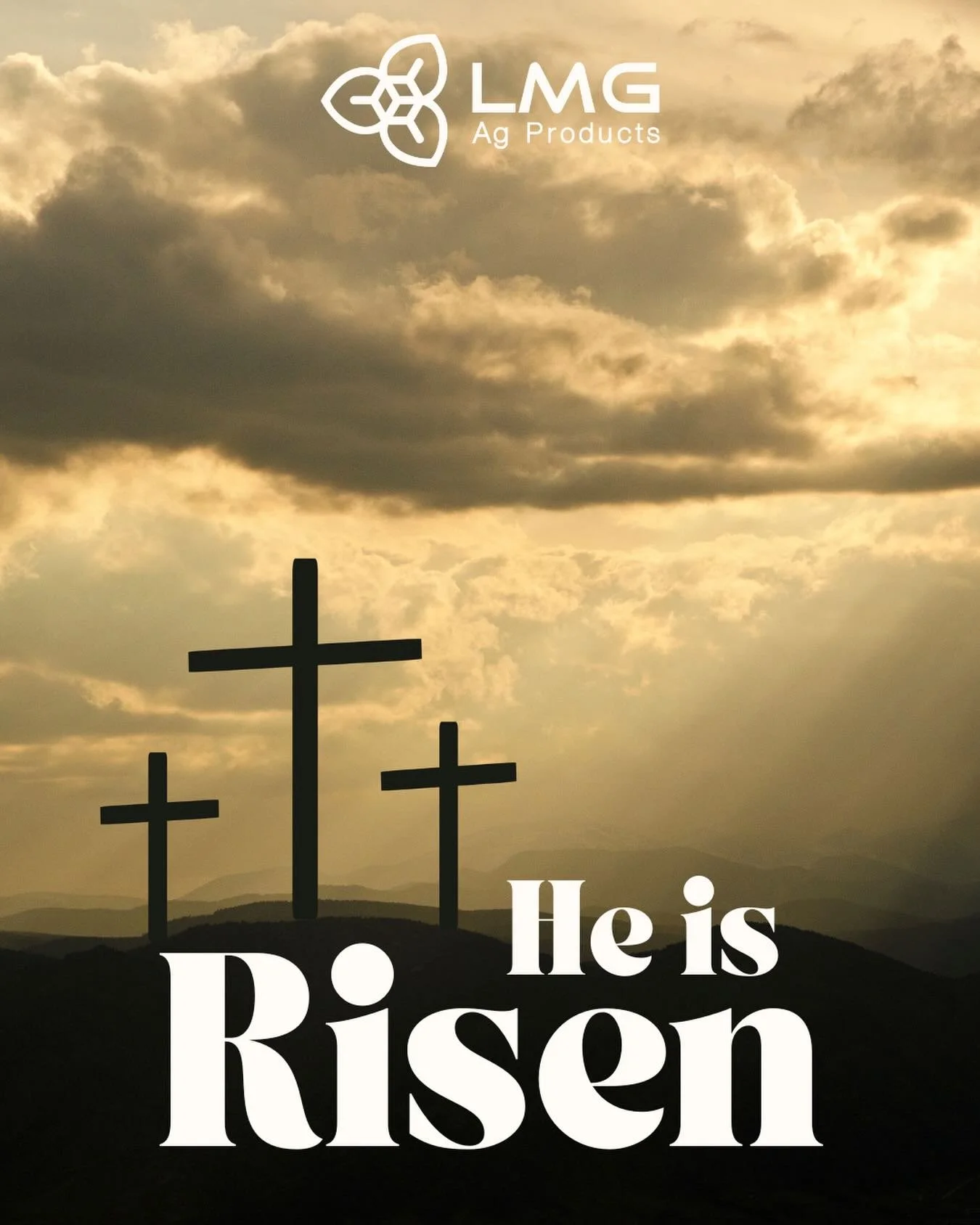 He is risen. Wishing you and your family a blessed Easter!