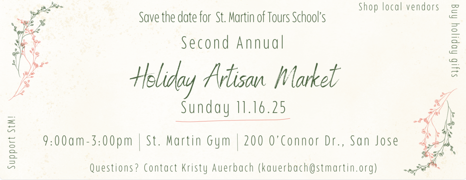 St. Martin Holiday Artisan Market