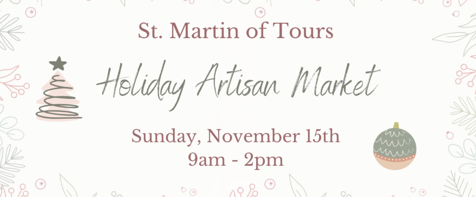 St. Martin Holiday Artisan Market