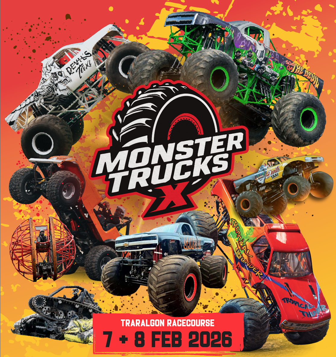 MONSTER TRUCKS ARE COMING 