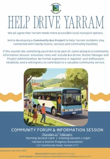 Community Bus Project  forum & information session 