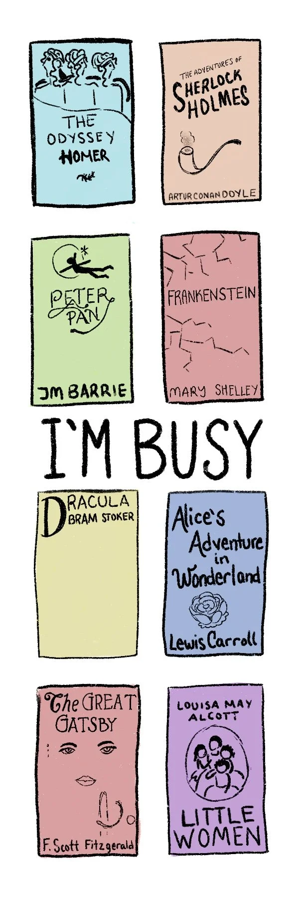 I'm Busy - Bookmark