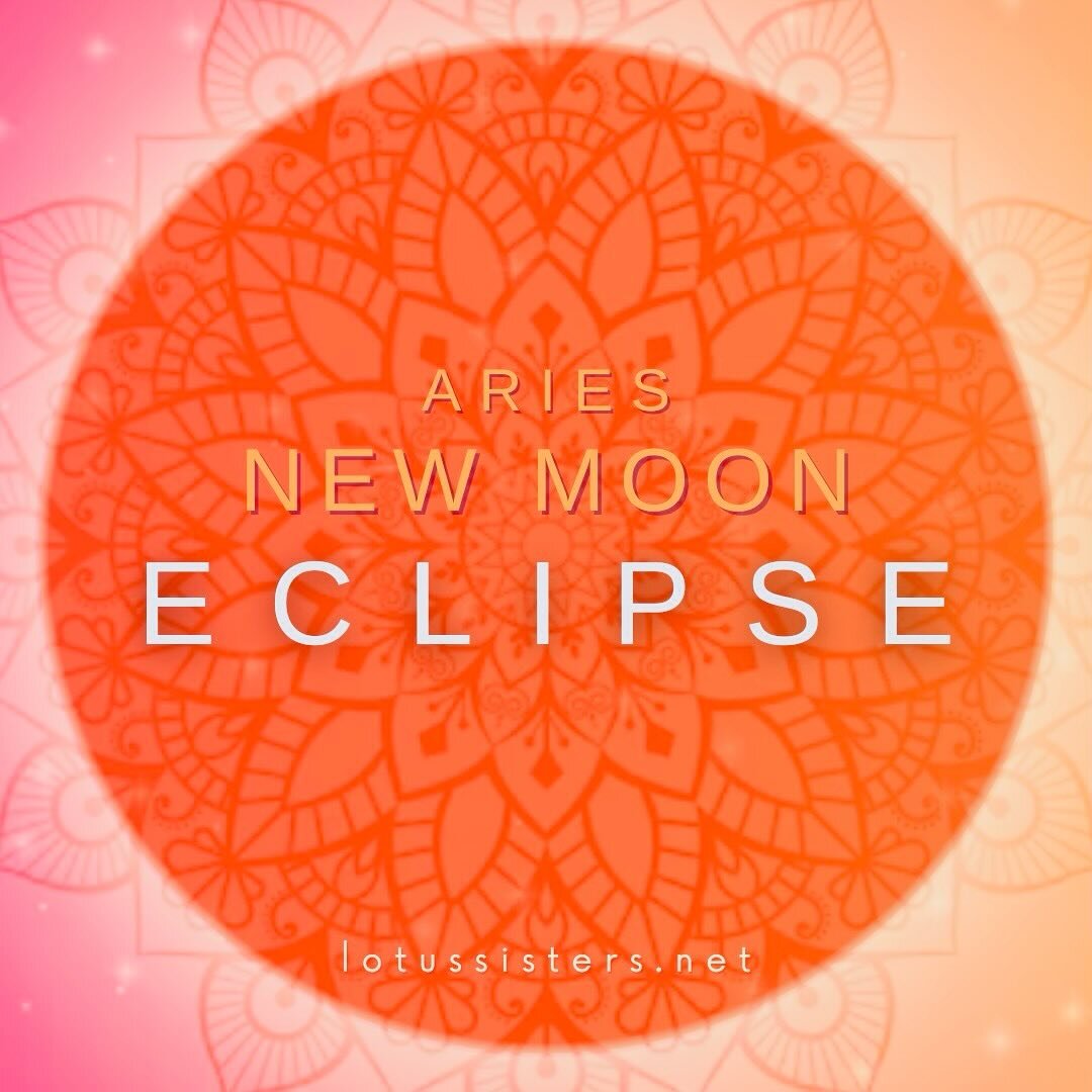 ✨A Total Solar Eclipse in Aries is burgeoning on the horizon✨ This New Moon is the second Eclipse following the full moon in Libra two weeks ago. This Eclipse portal is strongly focussed on relationships and karmic endings/beginnings. Eclipses open t
