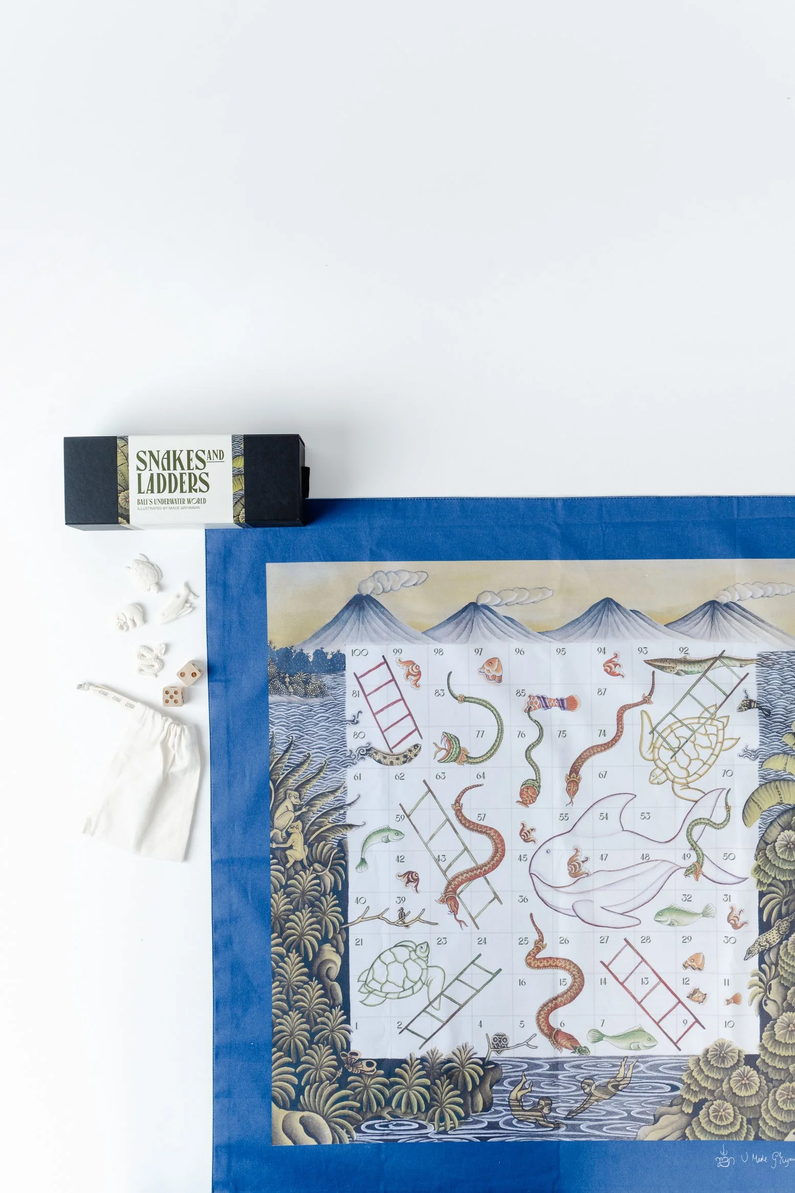 Snakes & Ladders: Underwater Edition, Illustrated by Made Griyawan