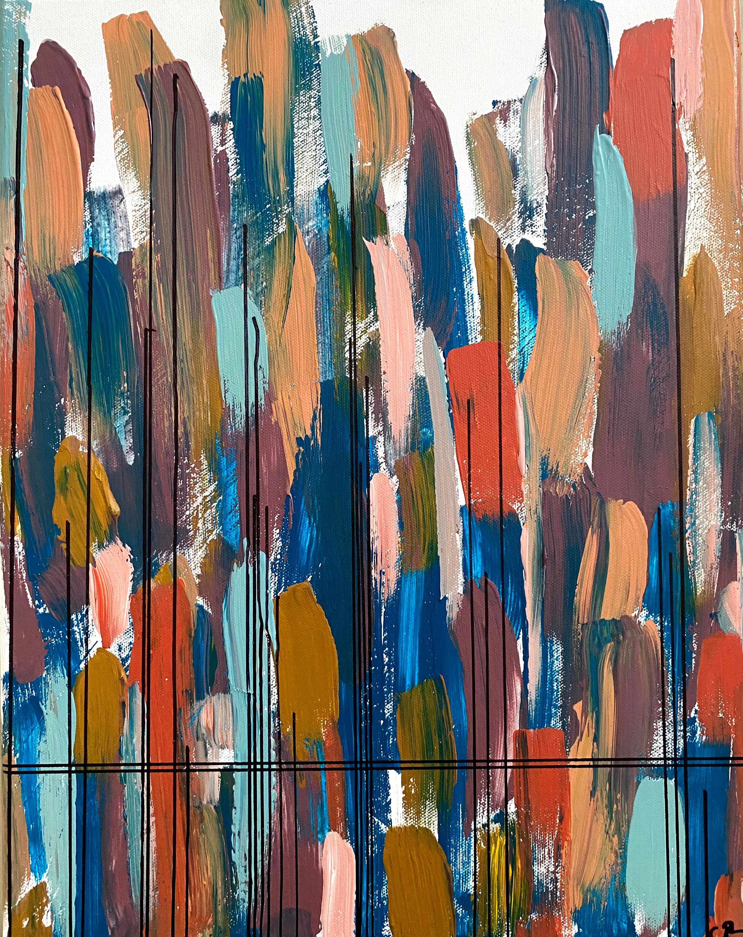 Brick, 2020. Acrylic on canvas. 11x14in.