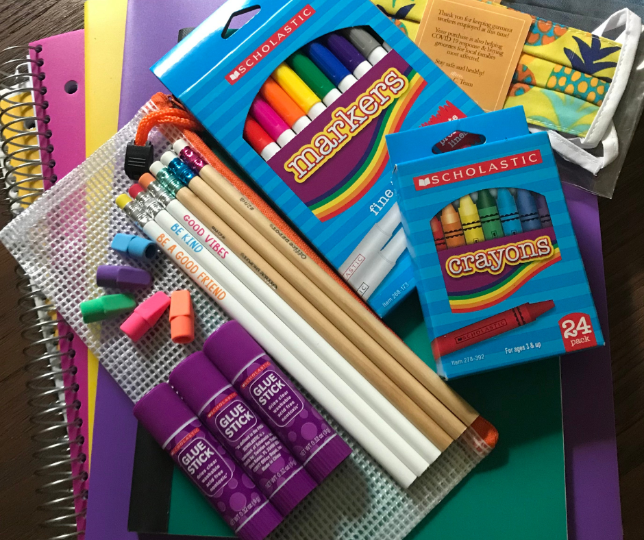 Volunteer Service Project: Help Assemble Summer School Supply Kits