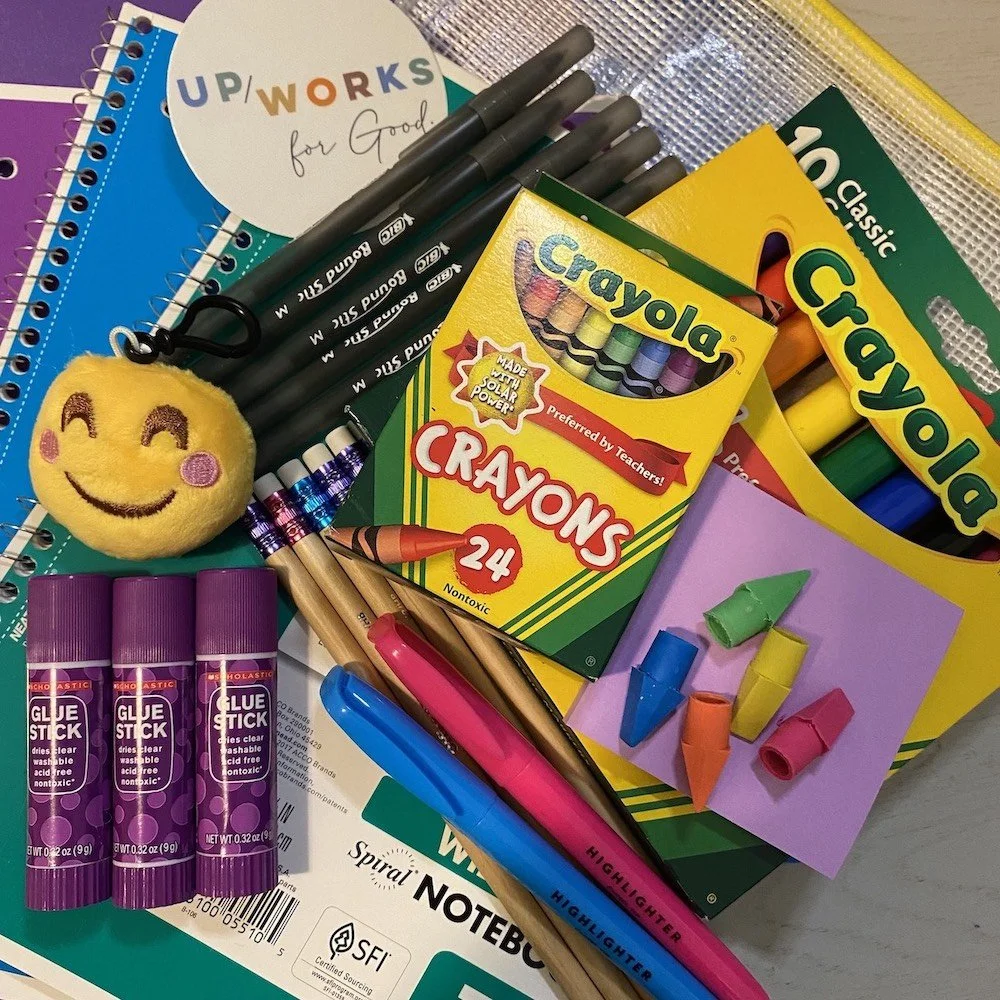 Pack and Assemble School Supply Kits