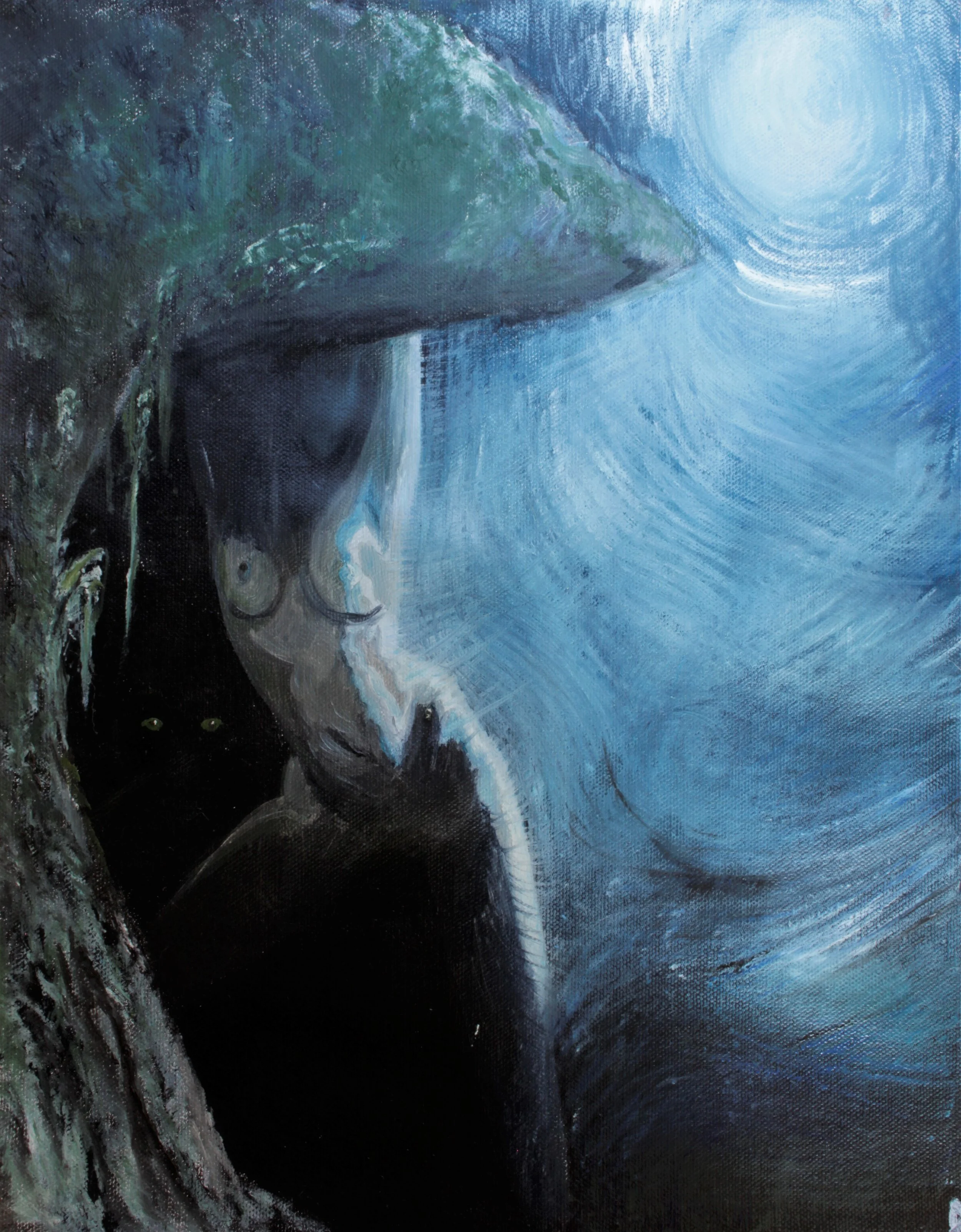 Emerging Cave Woman