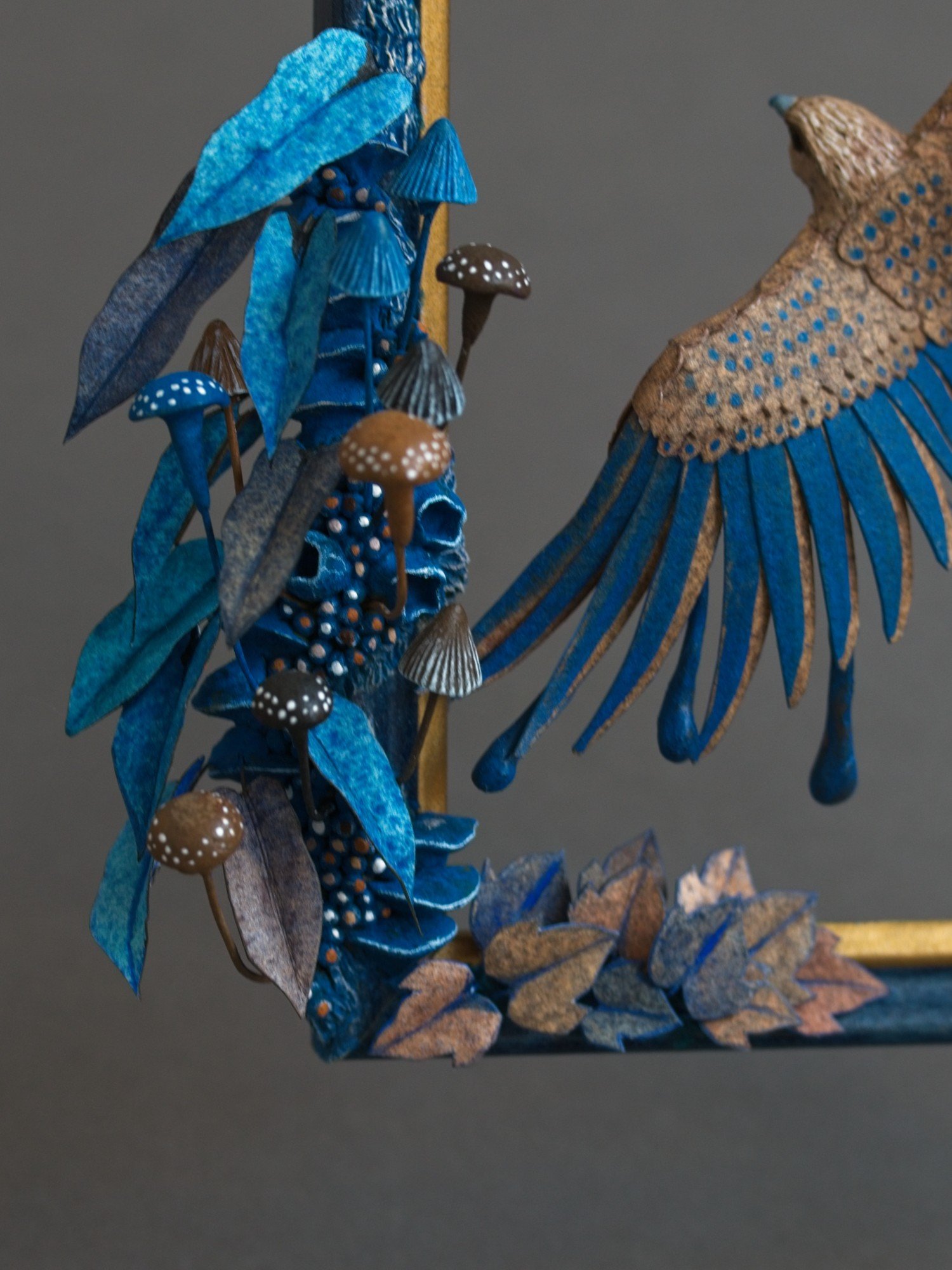 Suspended, Kestrel Scupture on Frame by Stephanie Kilgast, 2026