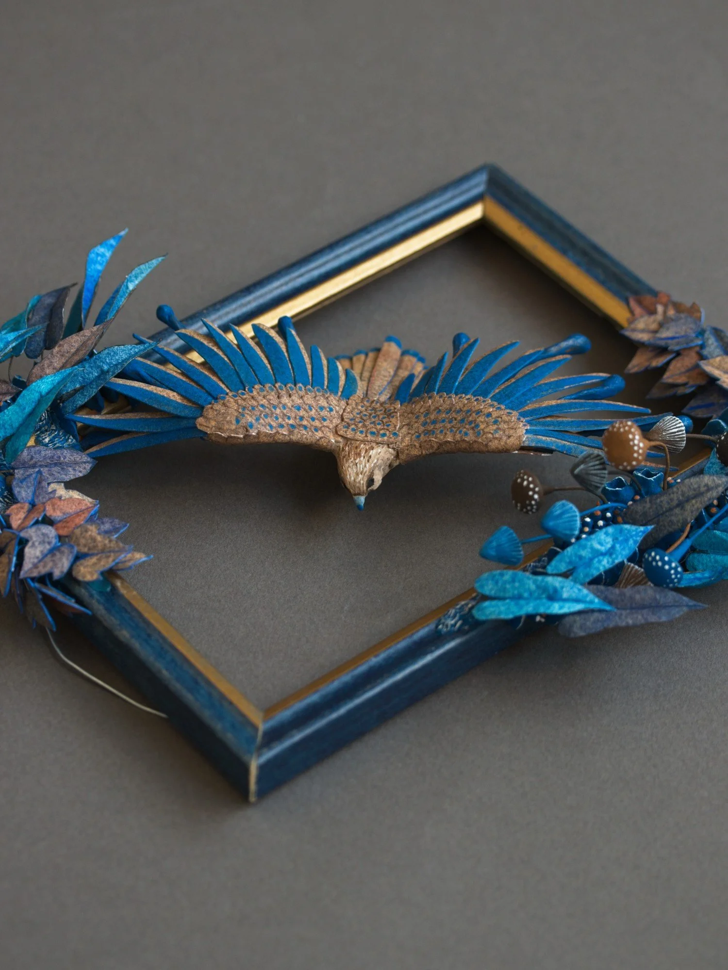 Suspended, Kestrel Scupture on Frame by Stephanie Kilgast, 2026