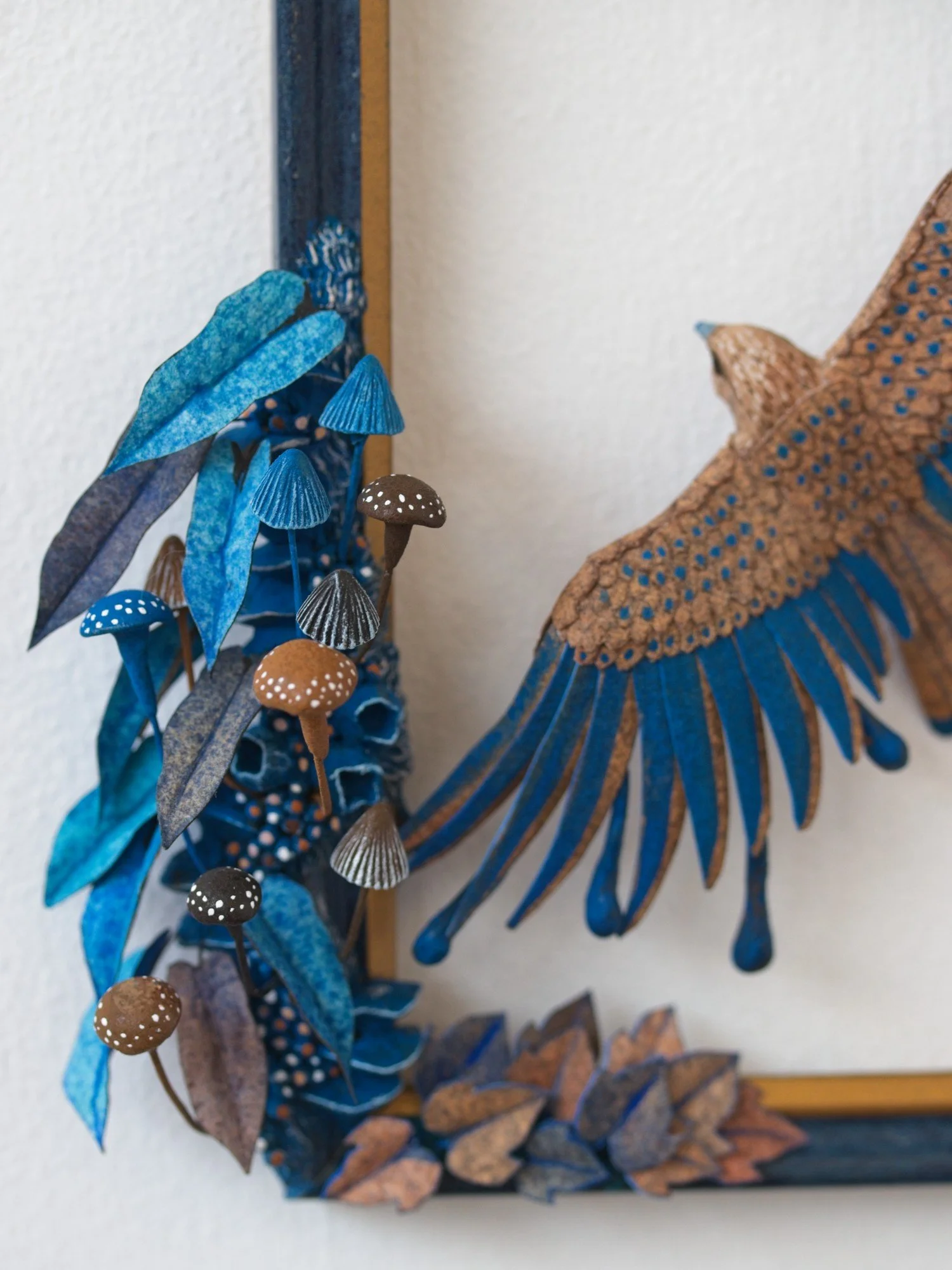 Suspended, Kestrel Scupture on Frame by Stephanie Kilgast, 2026