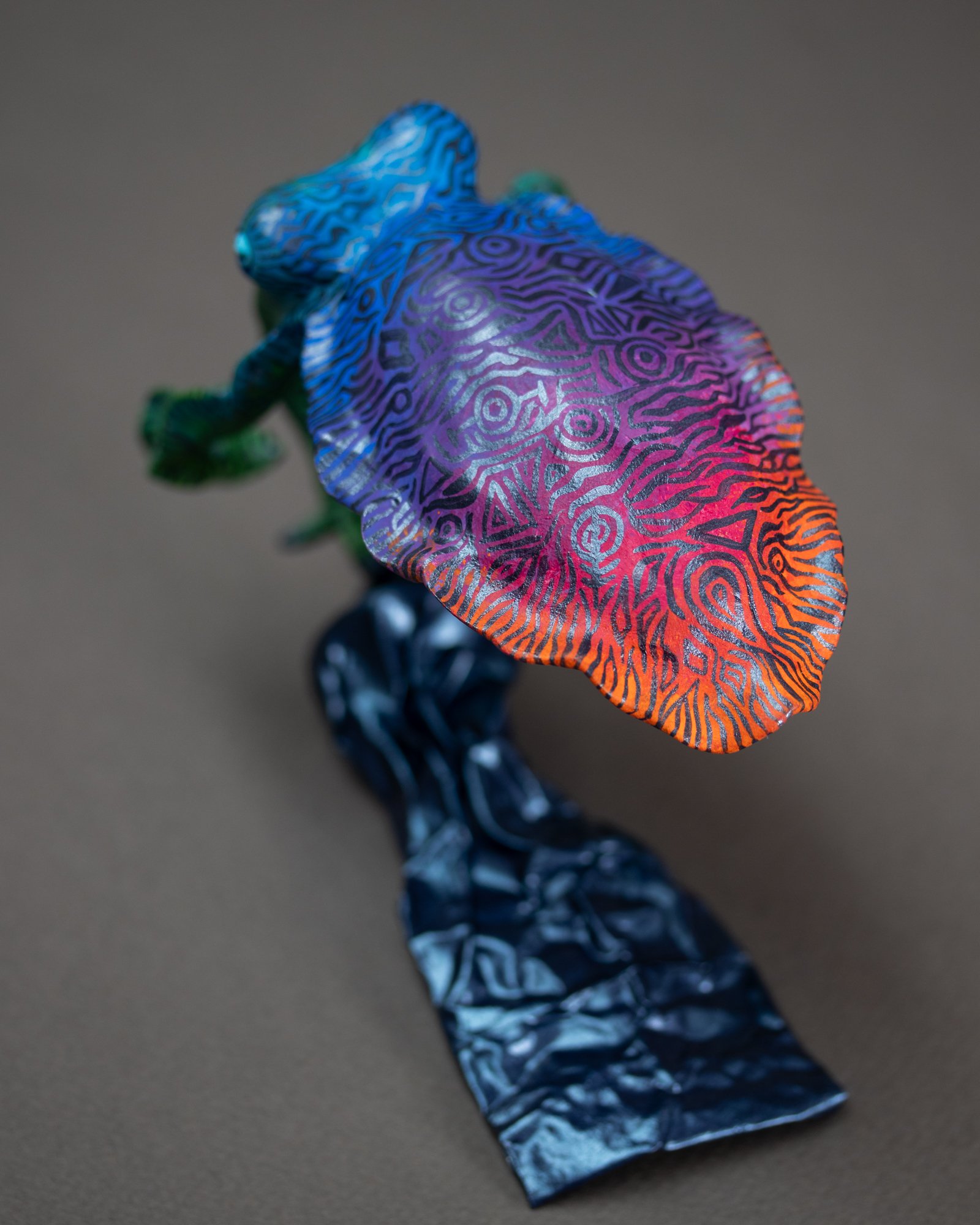 Squid's Story, Sculpture on Paint Tube, 2025