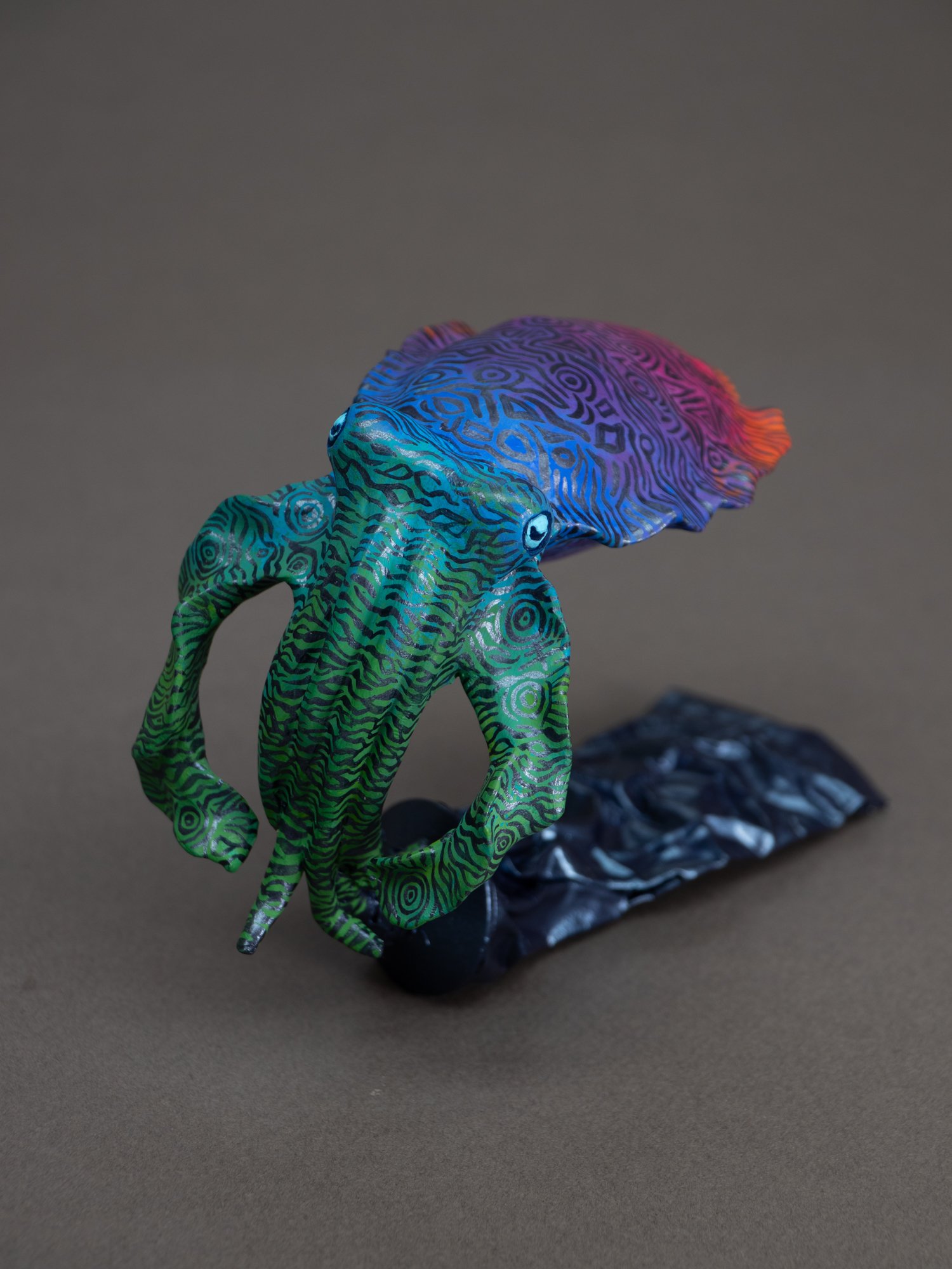 Squid's Story, Sculpture on Paint Tube, 2025