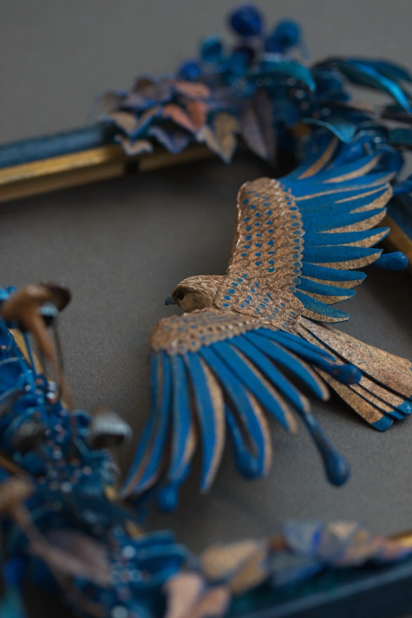 Suspended, Kestrel Scupture on Frame by Stephanie Kilgast, 2026