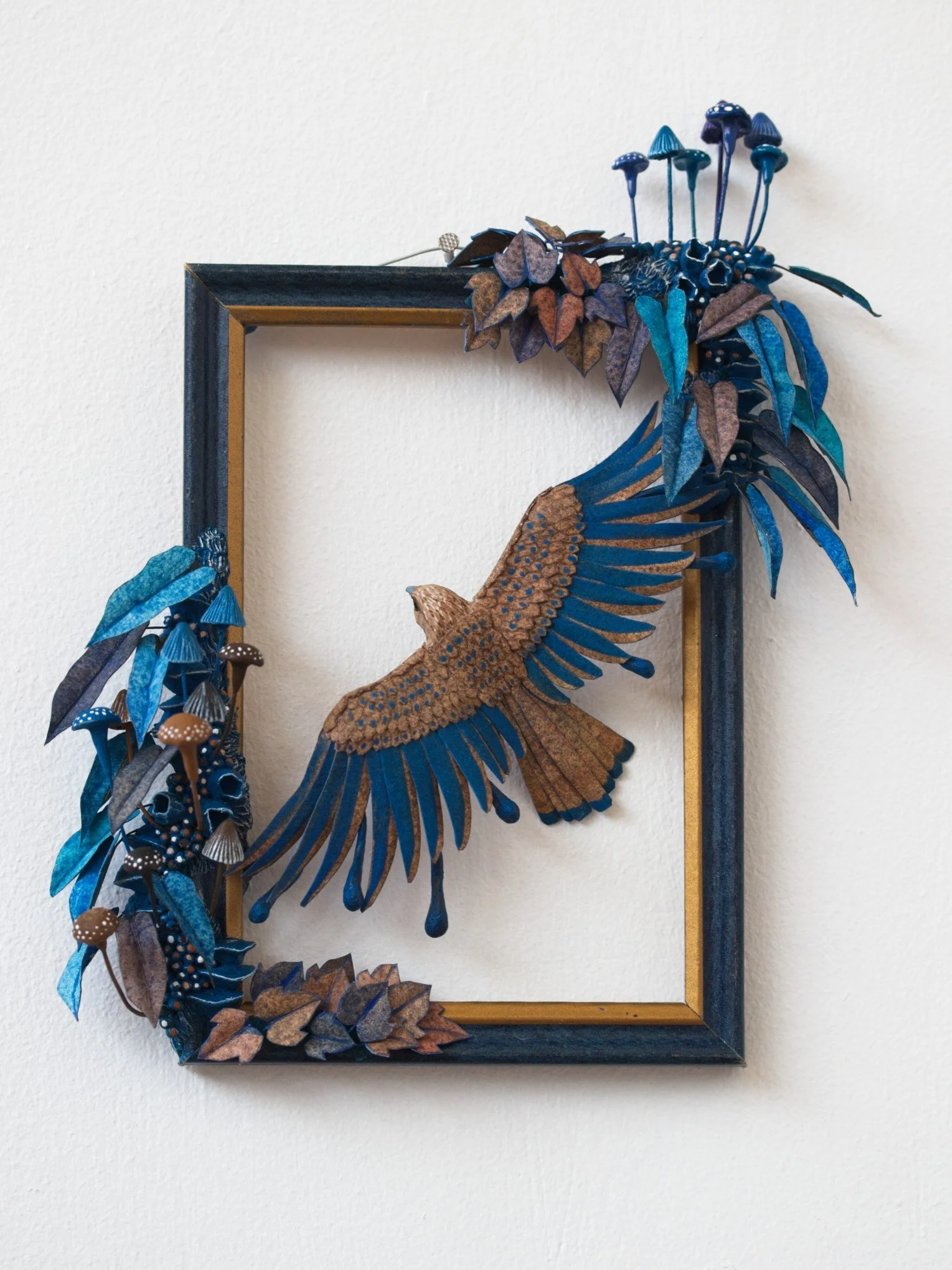 Suspended, Kestrel Scupture on Frame by Stephanie Kilgast, 2026