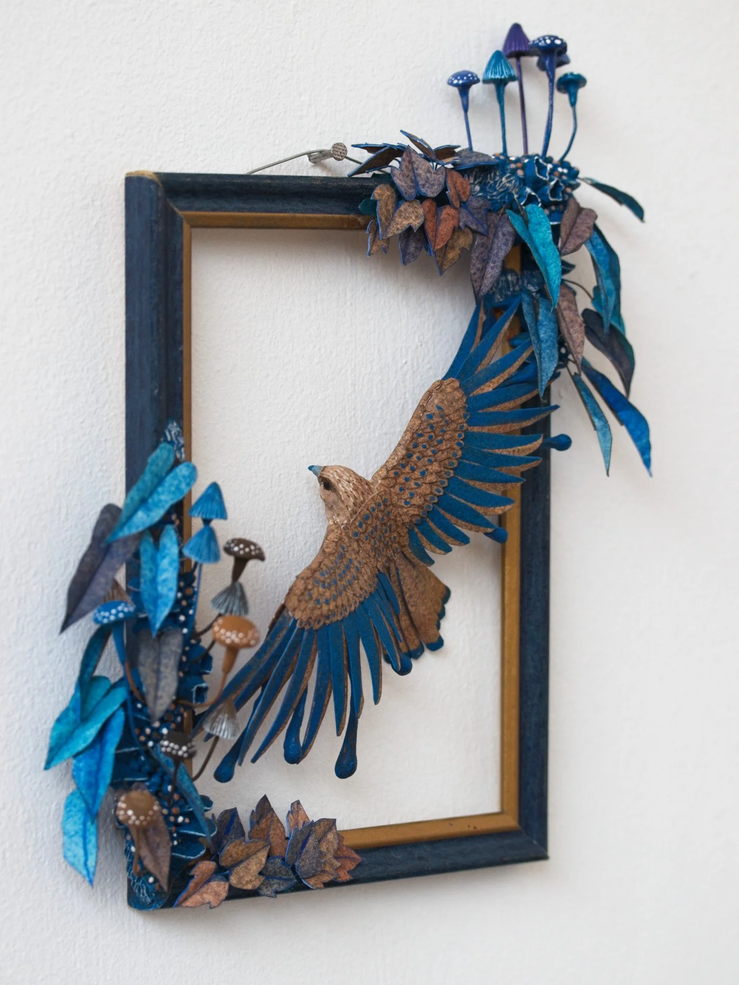 Suspended, Kestrel Scupture on Frame by Stephanie Kilgast, 2026