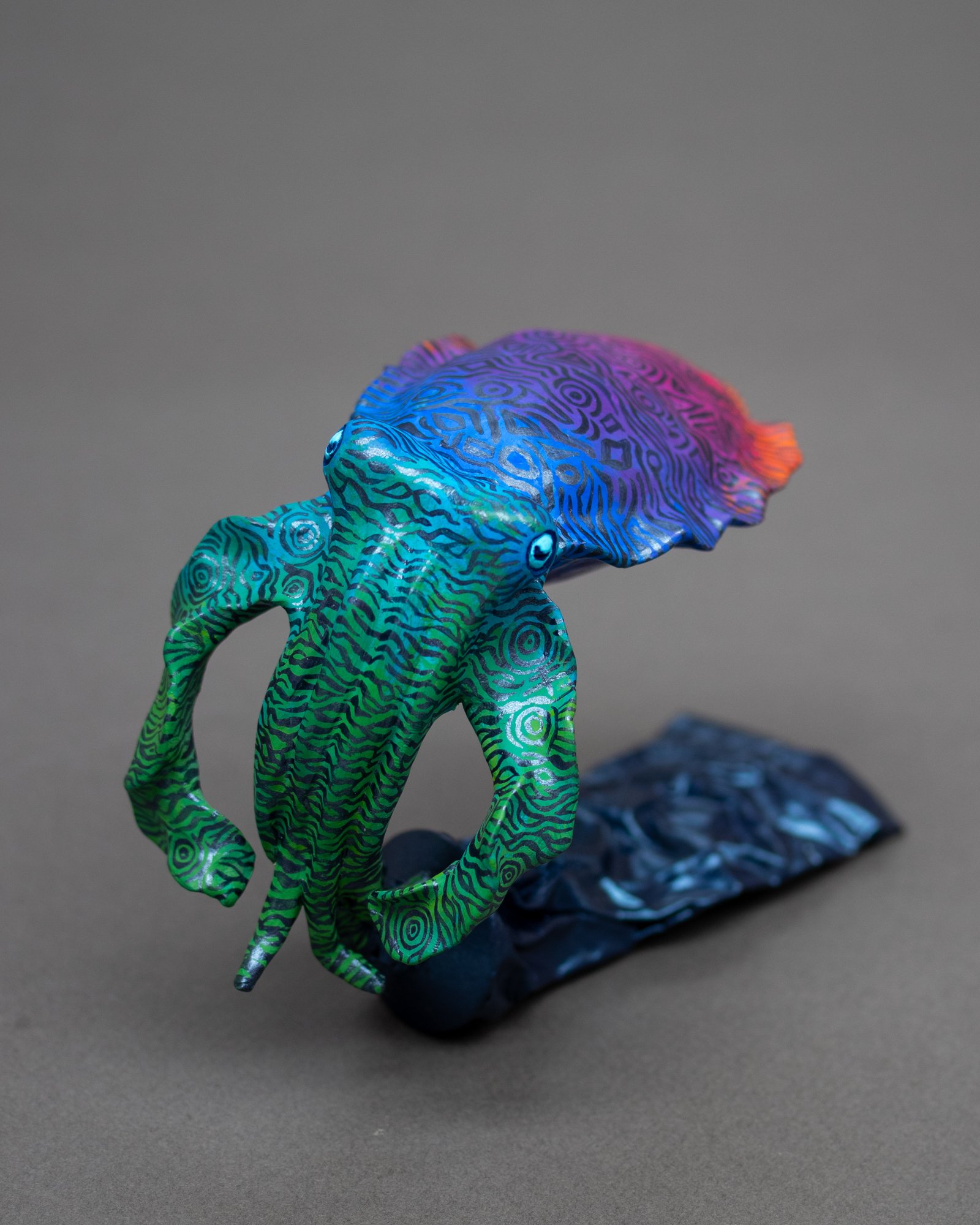 Squid's Story, Sculpture on Paint Tube, 2025