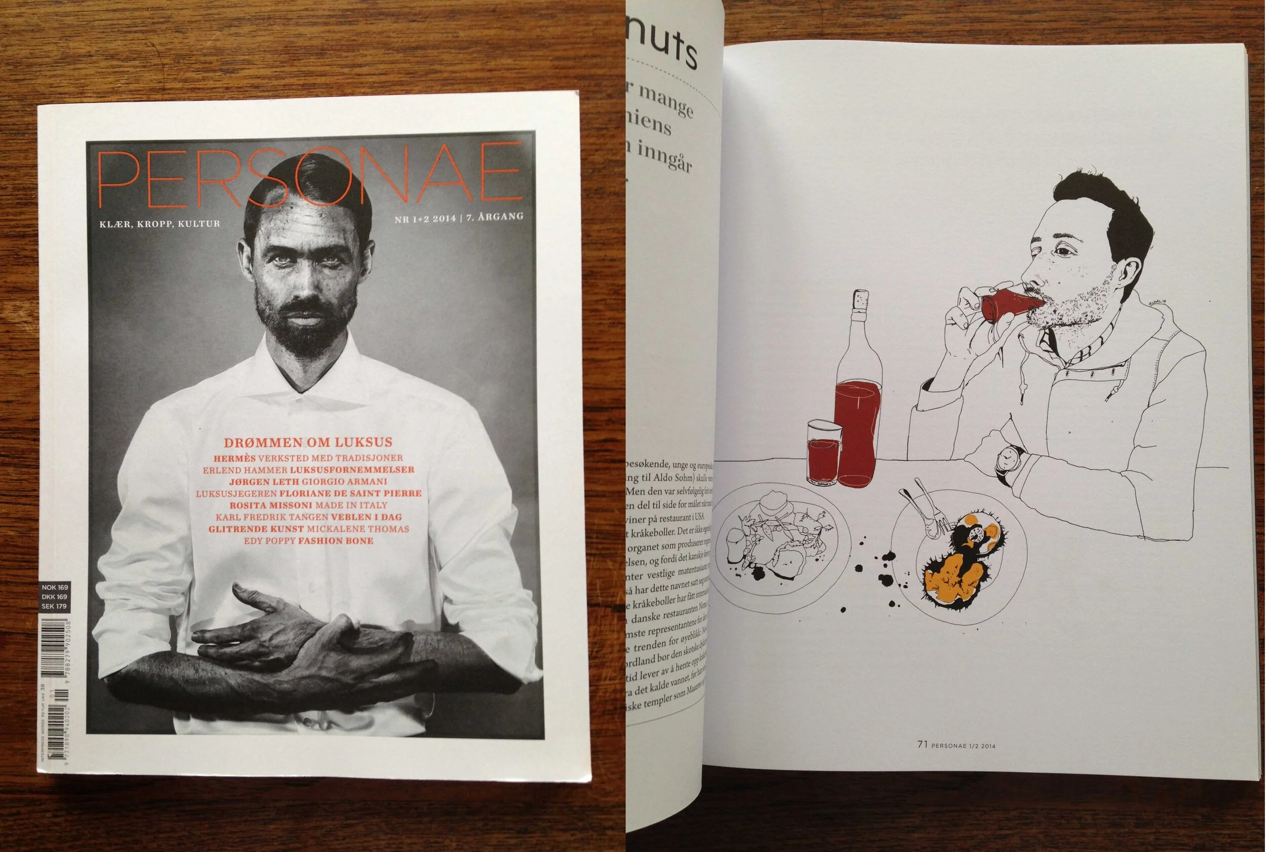Editorial illustration for norwegian magazine "Personae"