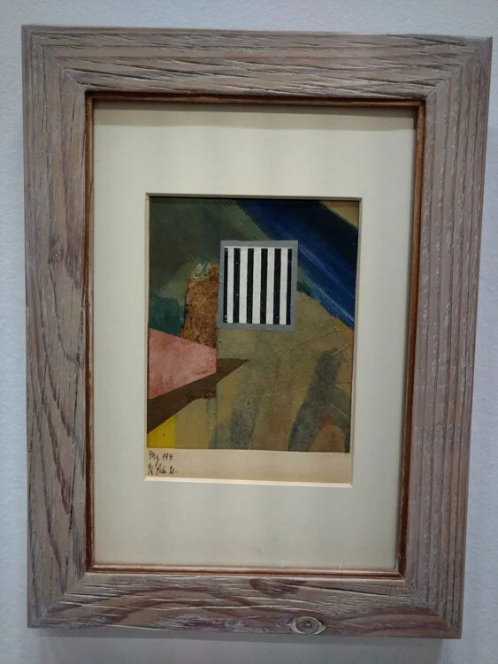 10. Kurt Schwitters, Compositie MZ 194, 1921, collage op papier, 14,2 x 11,5 cm
Łódź, Muzeum Sztuki.