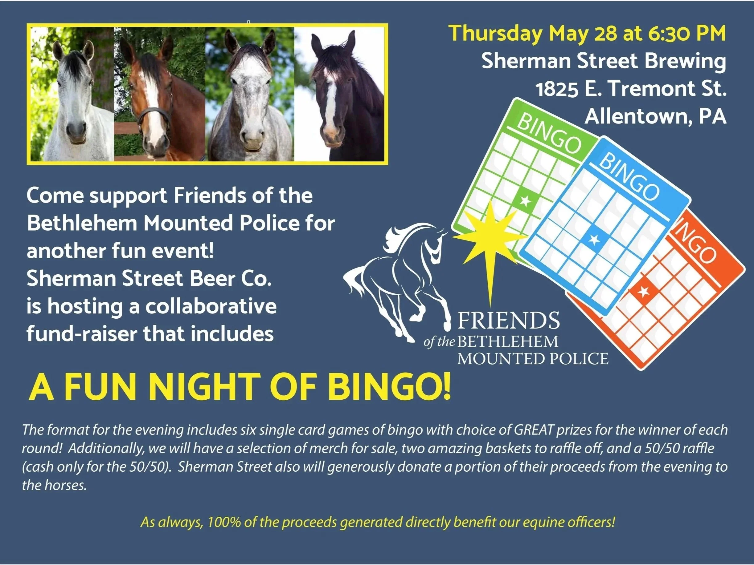 Sherman Street Beer Co. Bingo Event