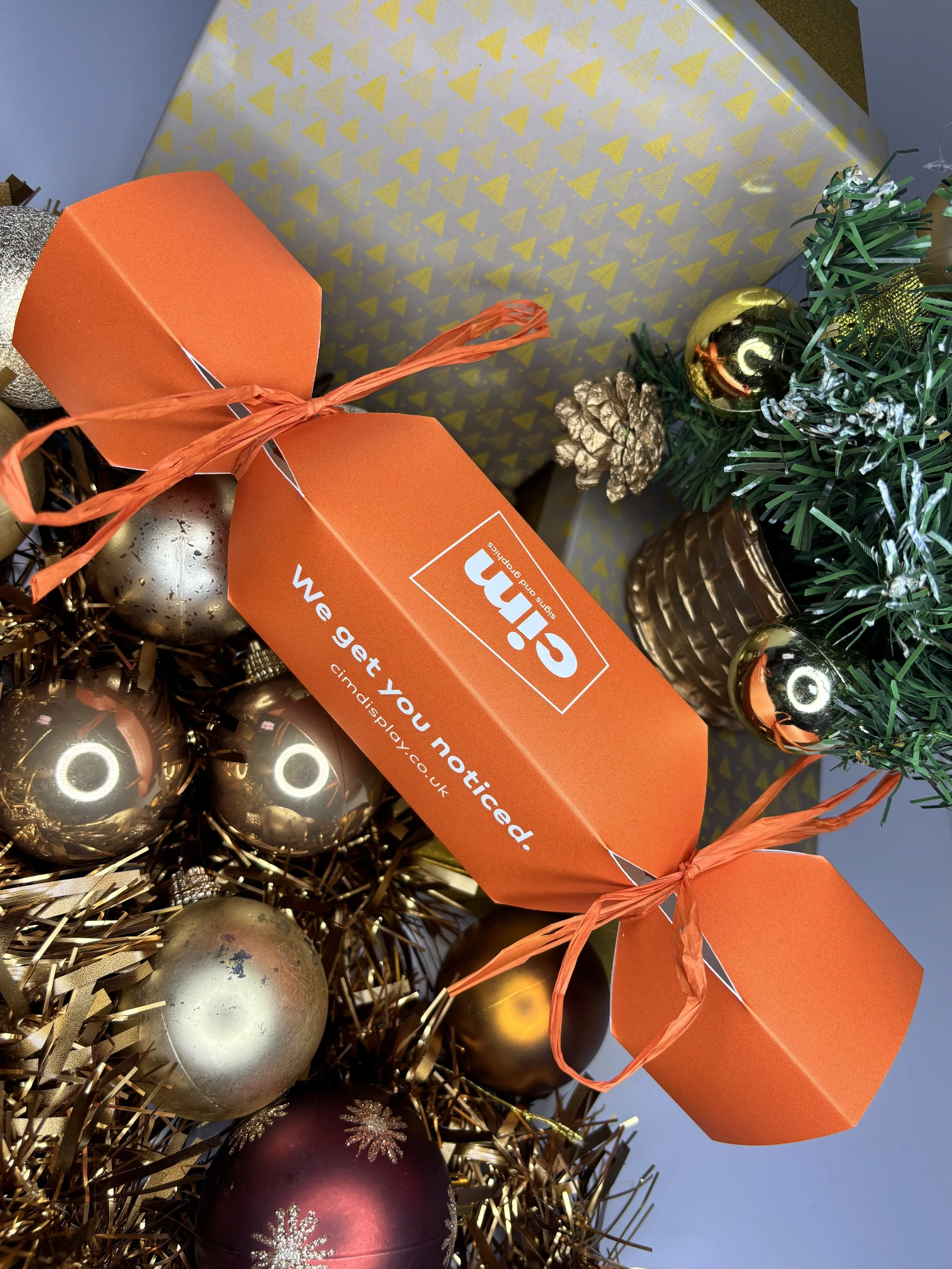 branded christmas personalised cracker