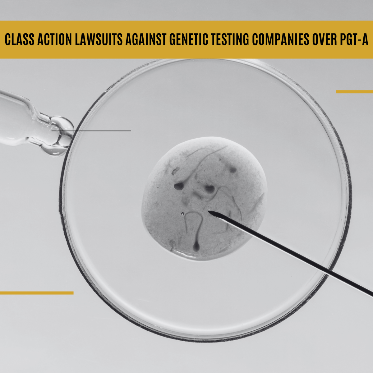 Class action lawsuits against genetic testing companies over PGT-A