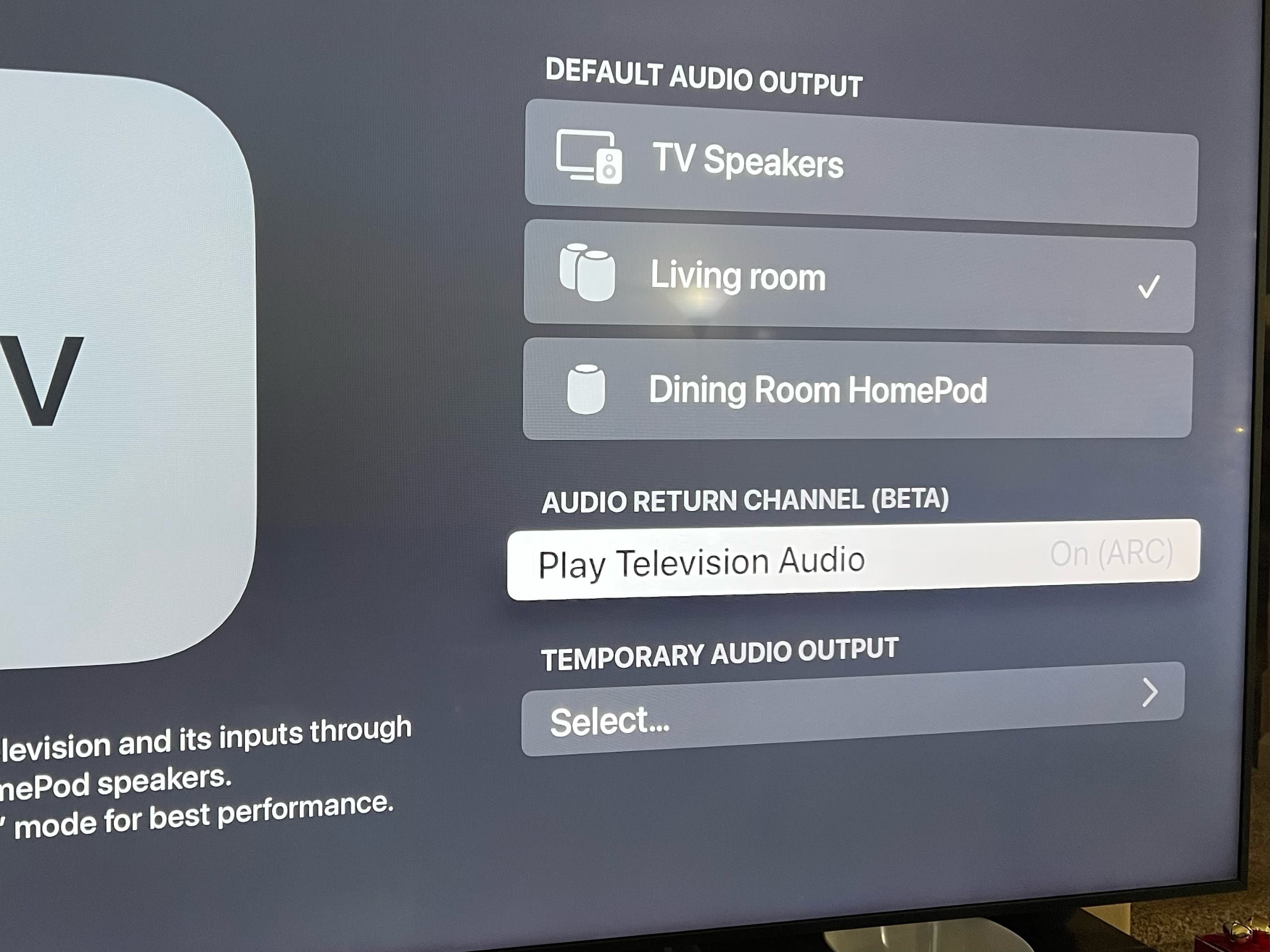 HDMI ARC support is the of the latest Apple 4K — Cameo Pro Consulting