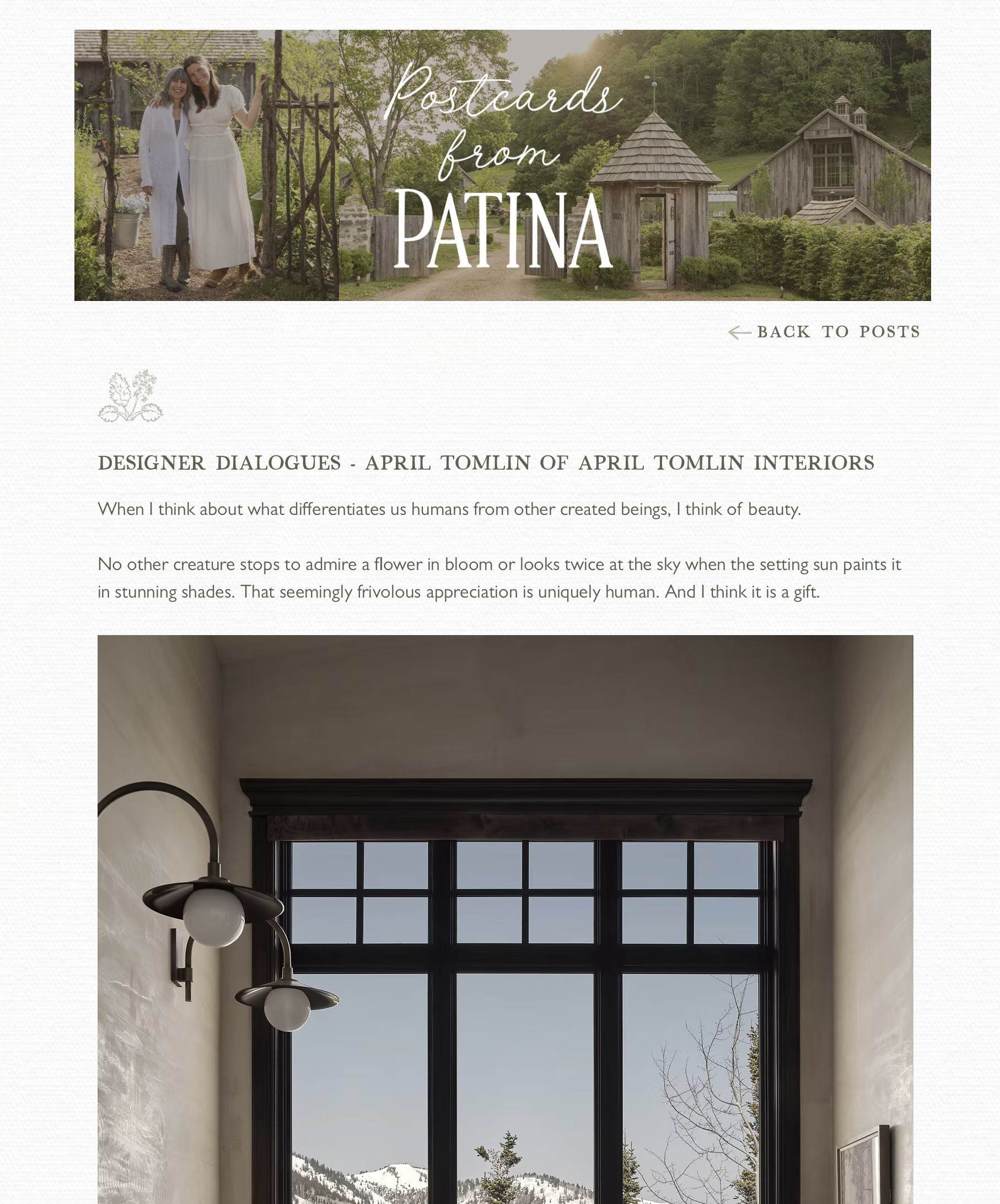 PATINA HOME & GARDEN 2026