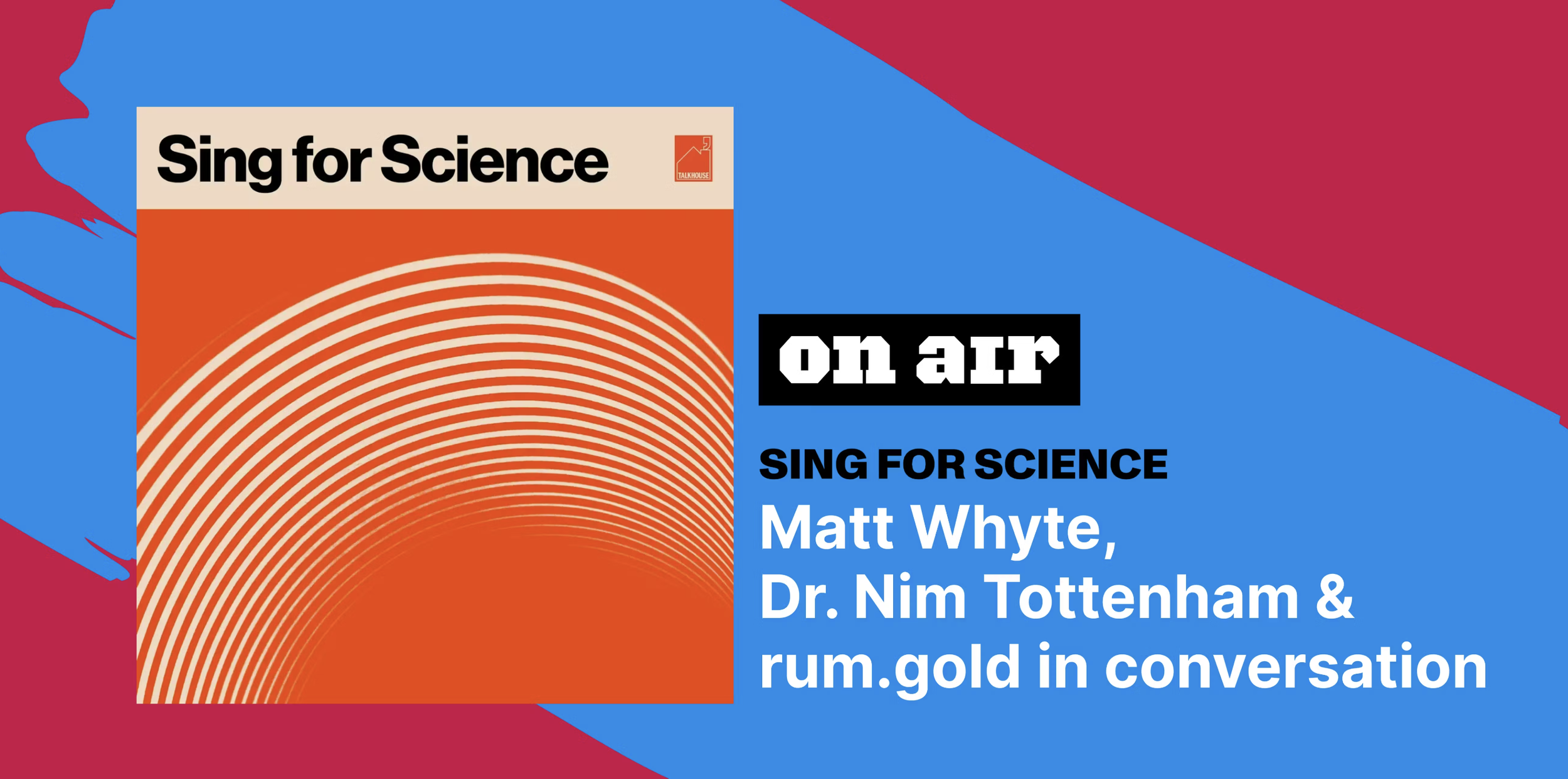 Dr. Nim Tottenham and rum.gold In Conversation at On Air Fest