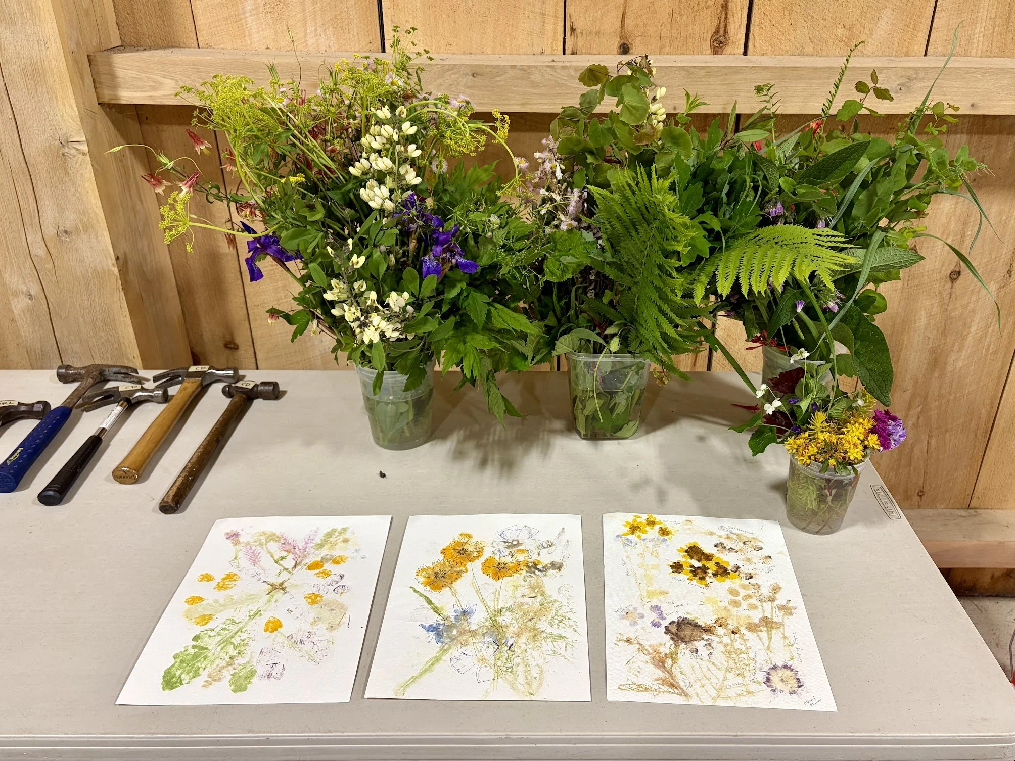 Flower Hammering Workshop