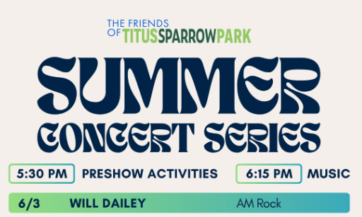 Summer Concert at Titus Sparrow Park