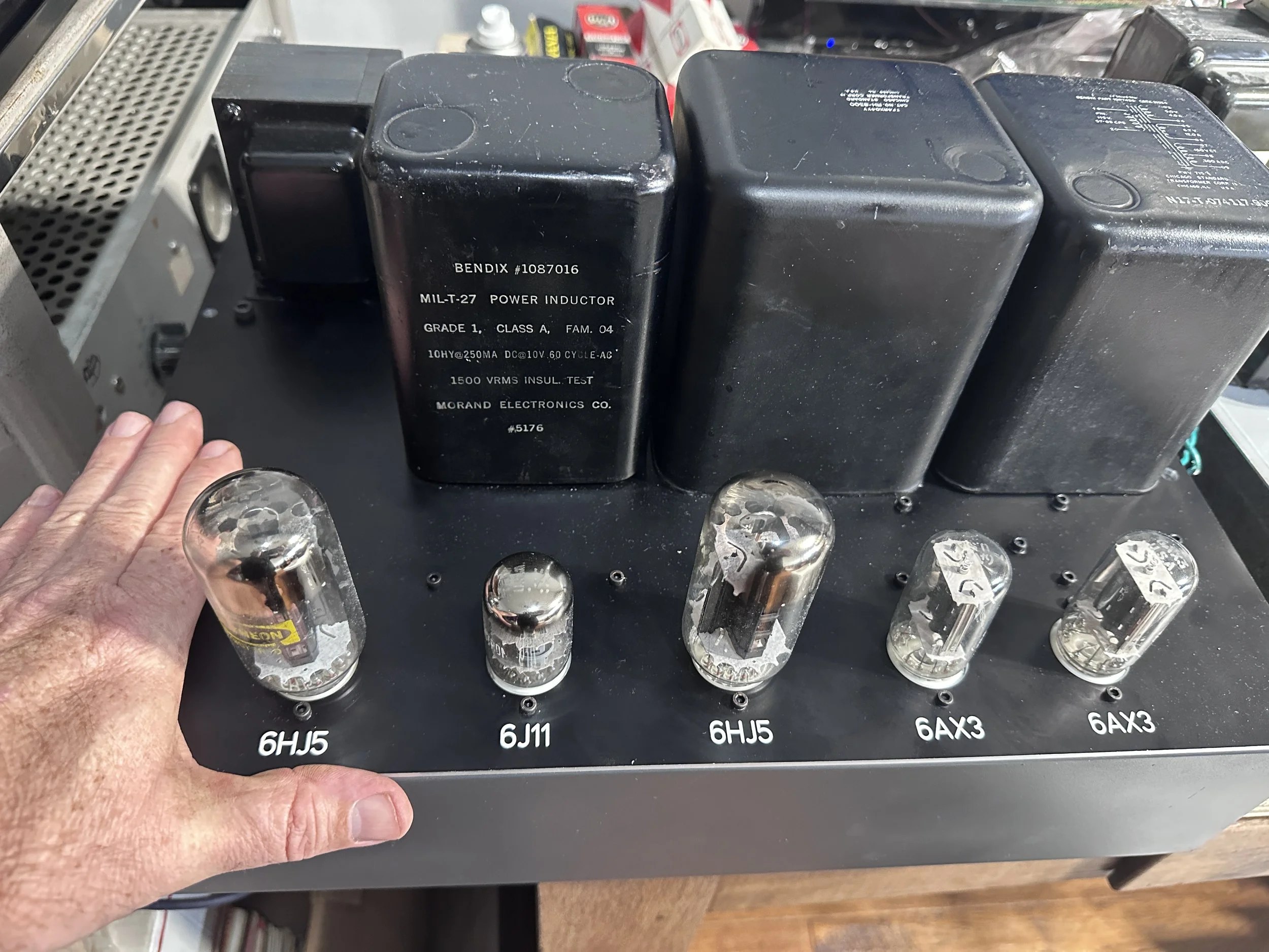 Set Of 3 Tube Test Adapters – Compactron, Magnoval, Novar – For TV-7 Testers