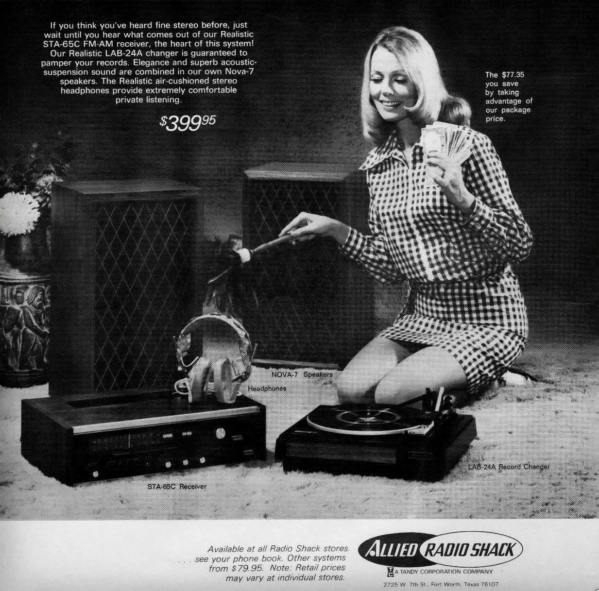 Retro Hi-Fi Girl Friday