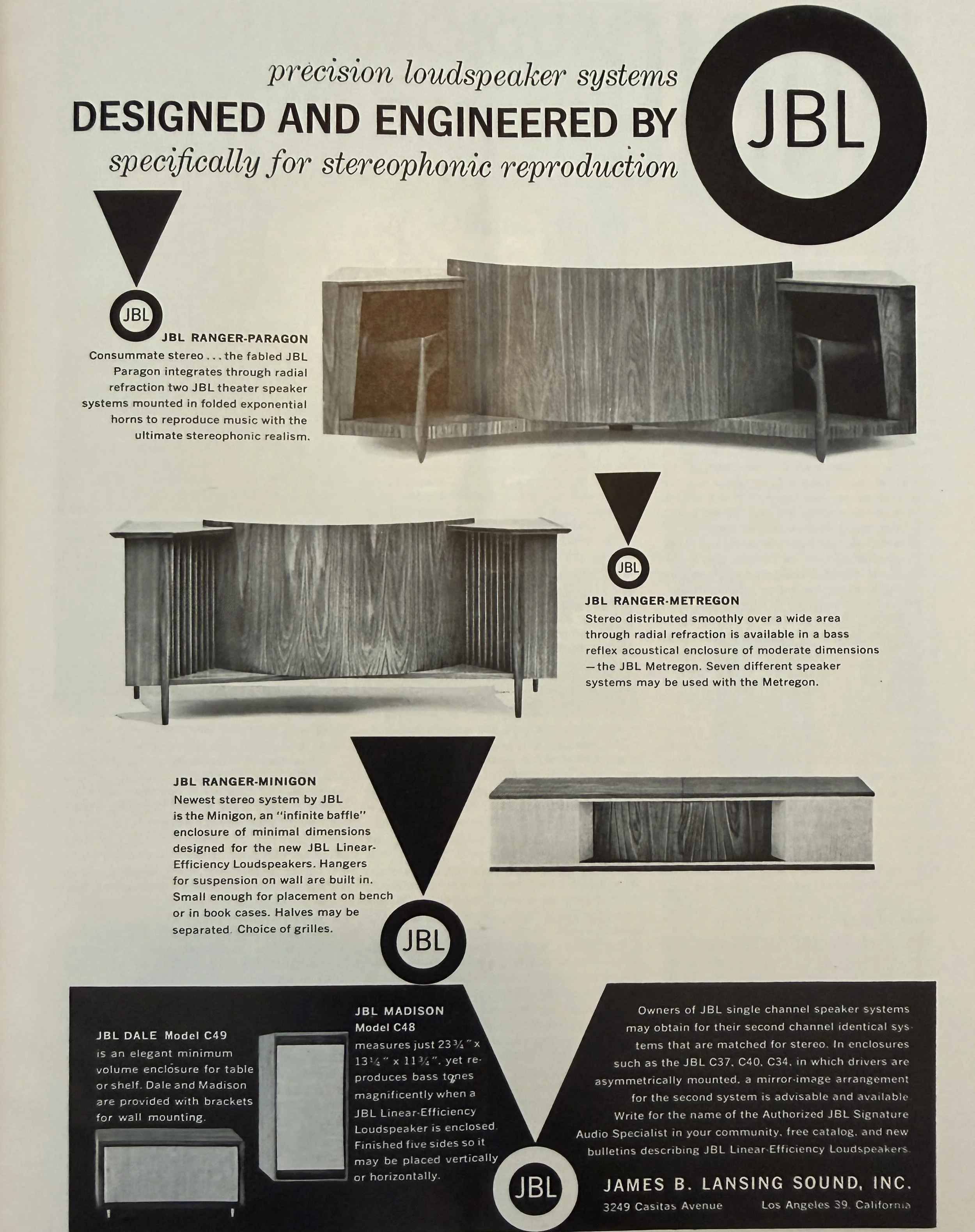 JBL PARAGON METREGON 