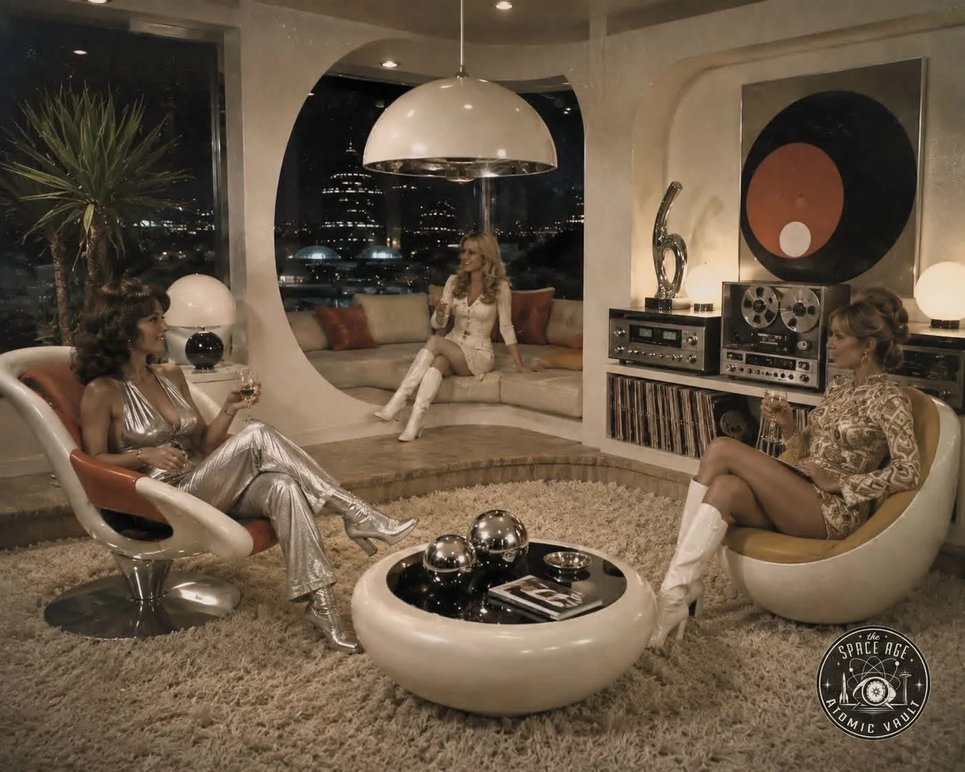 Retro Hi-Fi Girl Friday