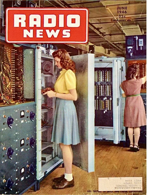 Retro Hi-Fi Girl Friday