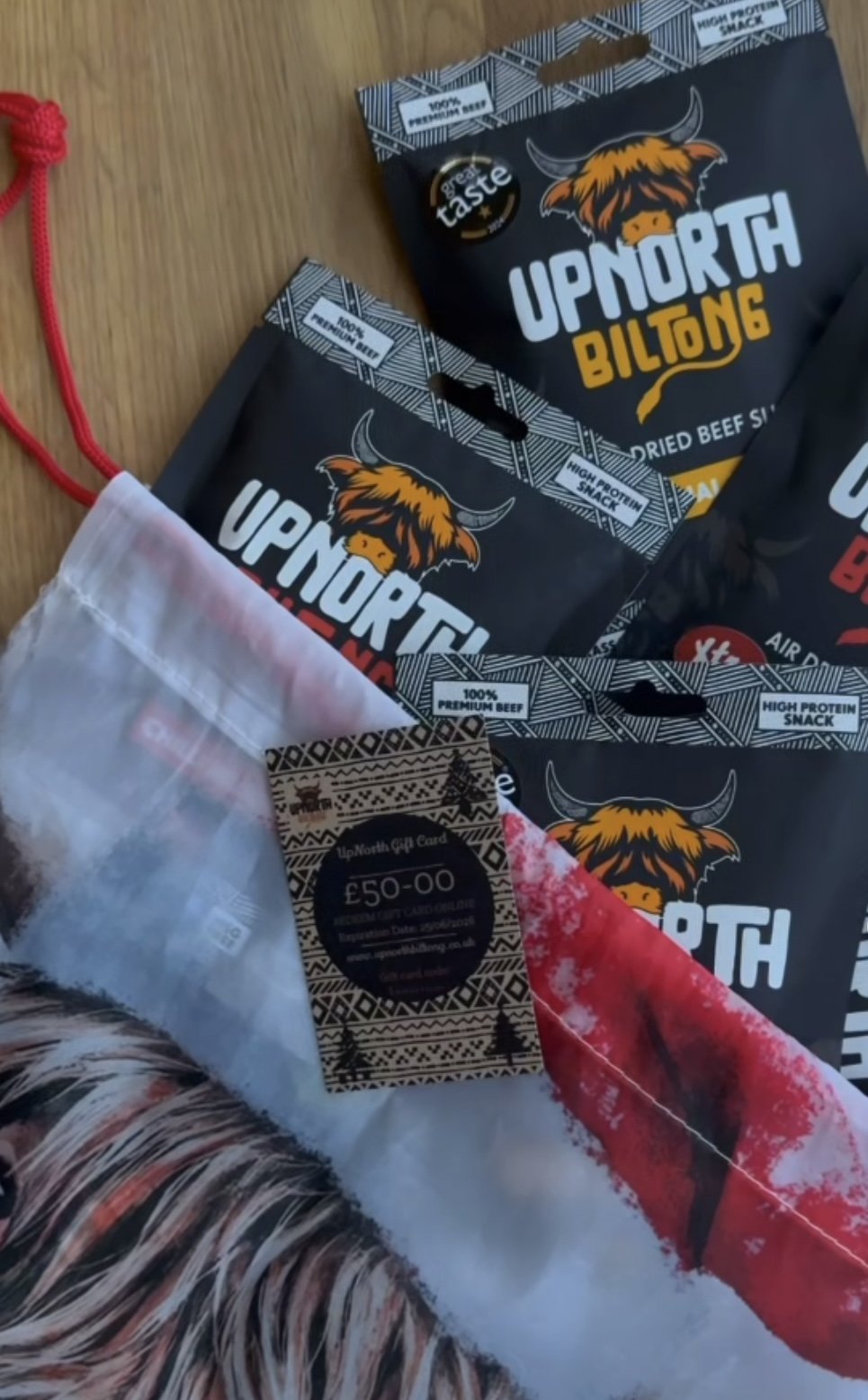 Santa Bag Hamper & gift card – option 2