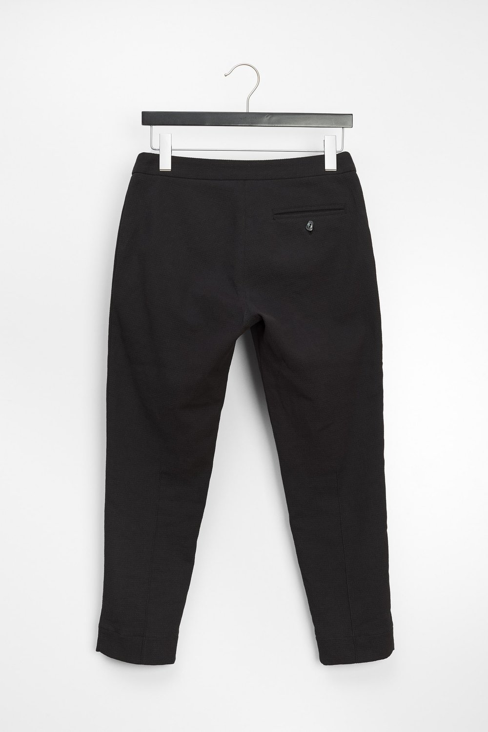 Charcoal stretch cotton pants