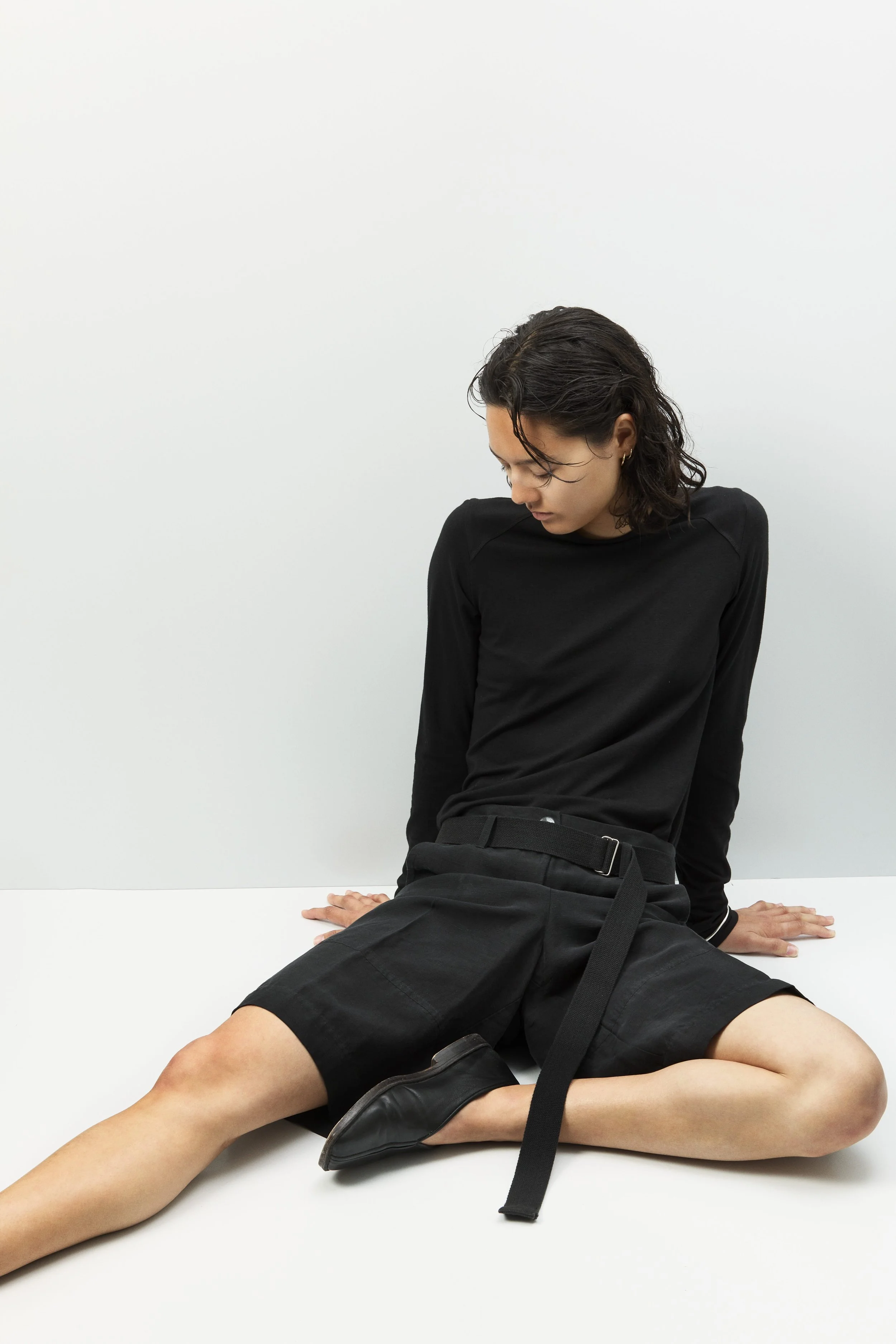 MYLENEB Ruth black long sleeves t-shirt