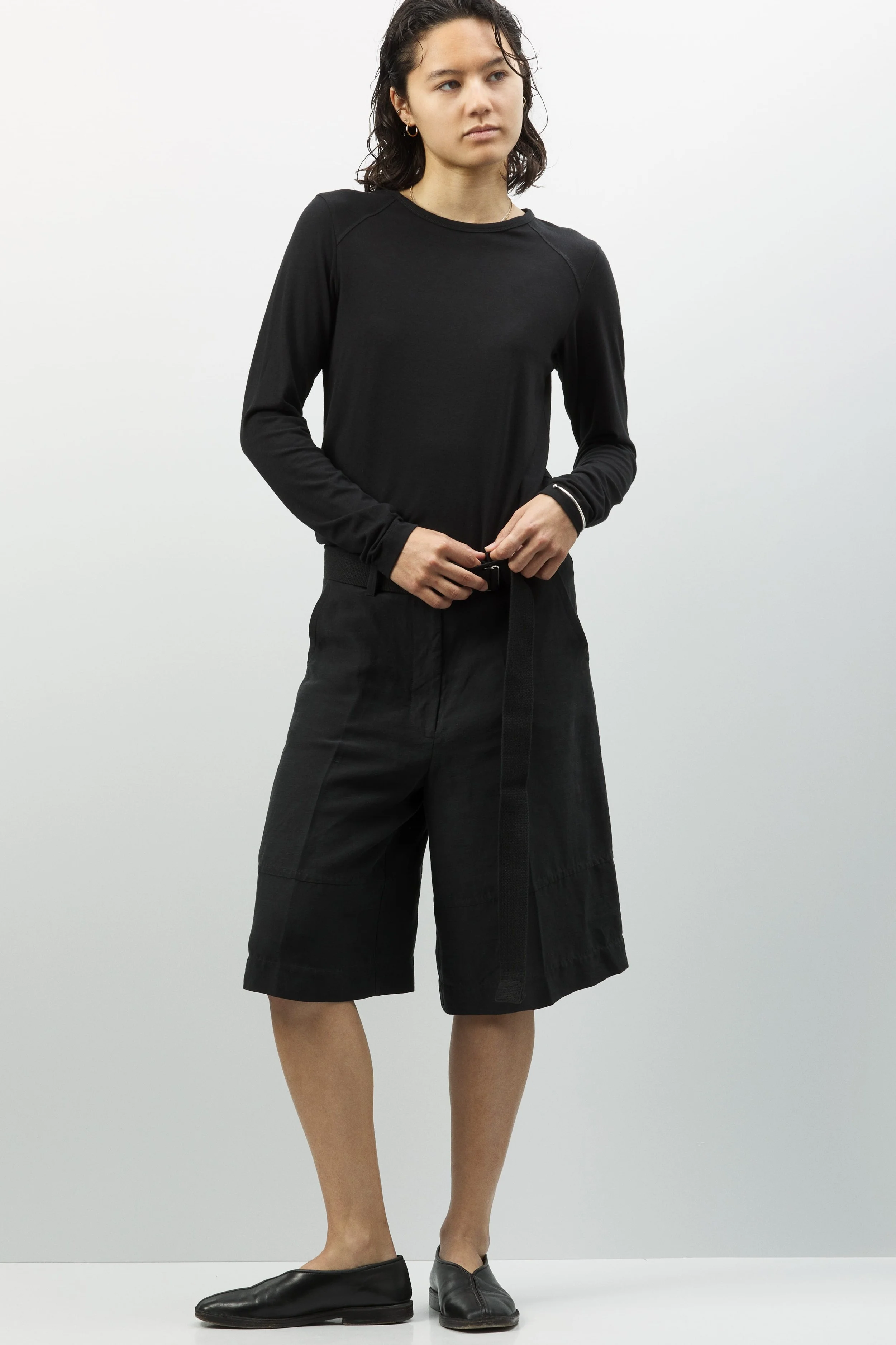 MYLENEB Ruth black long sleeves t-shirt