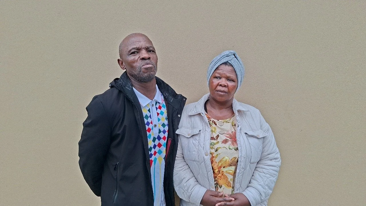 Revd Wiki Vuyelelwa and his wife Nomzingisi