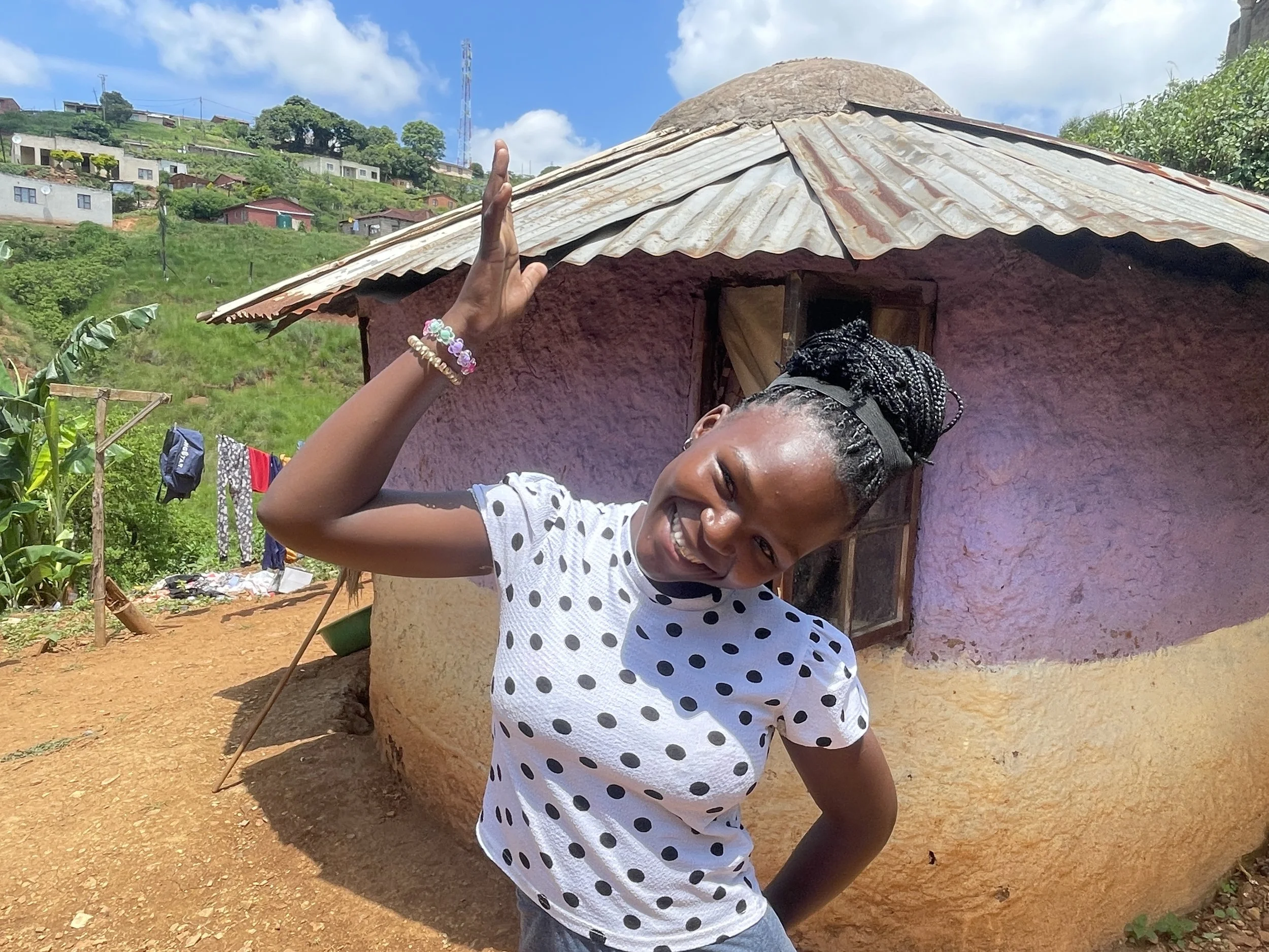 Teenage girl who benefited from Back to School
