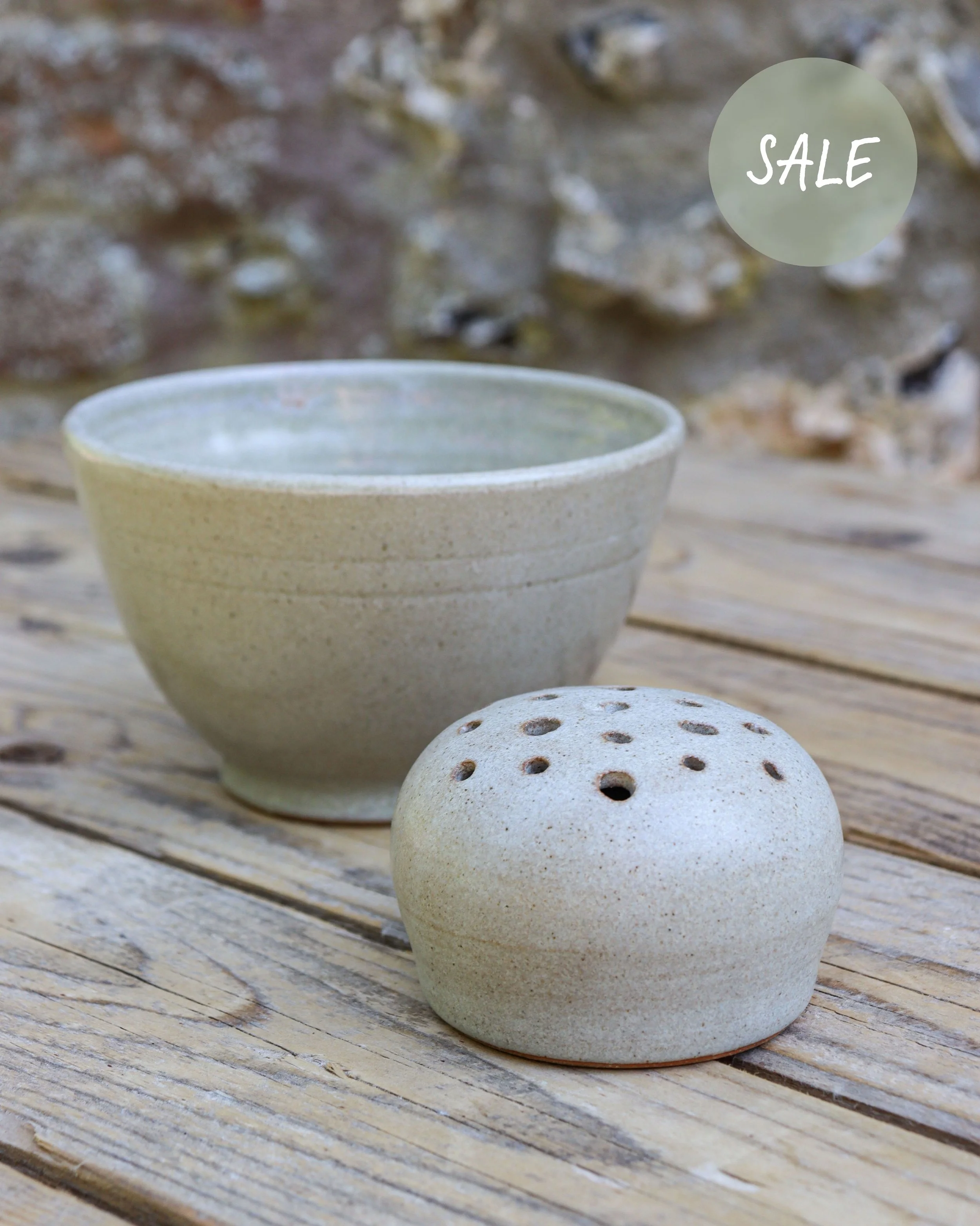 Flower Bowl and Frog Set SALE