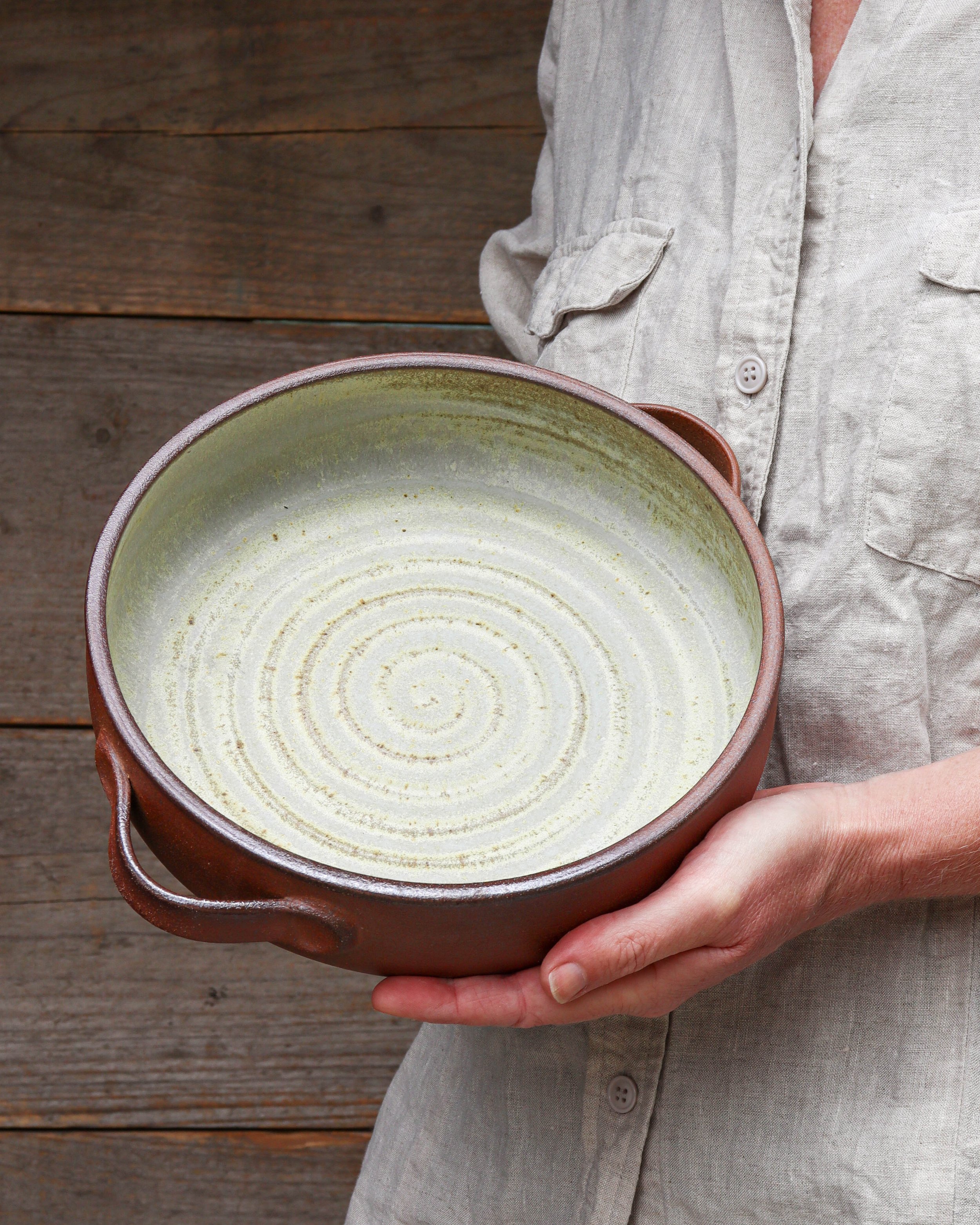 Dish in Lichen No. 1