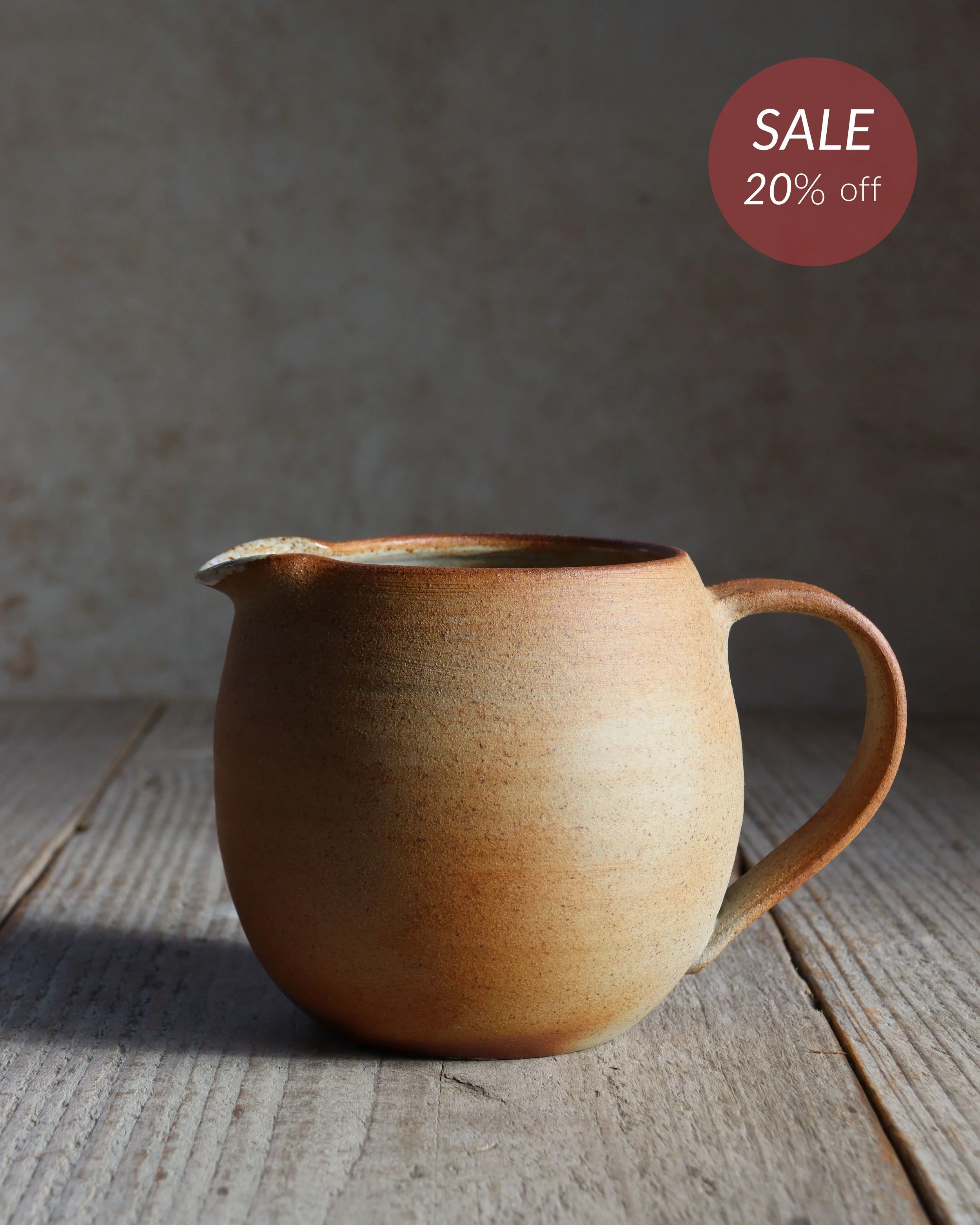Small Curve Jug in Lichen SALE