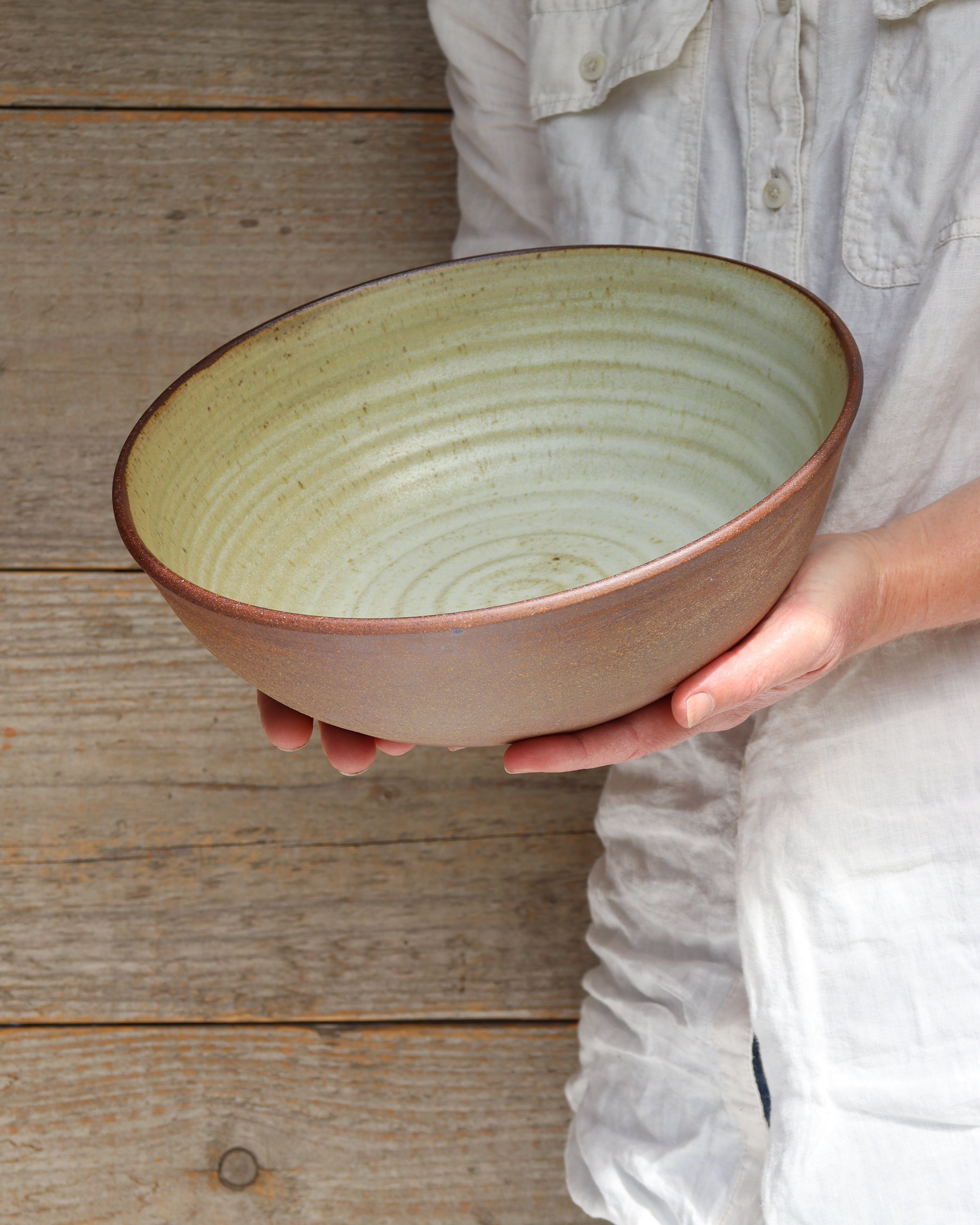 Large Bowl in Lichen No. 3