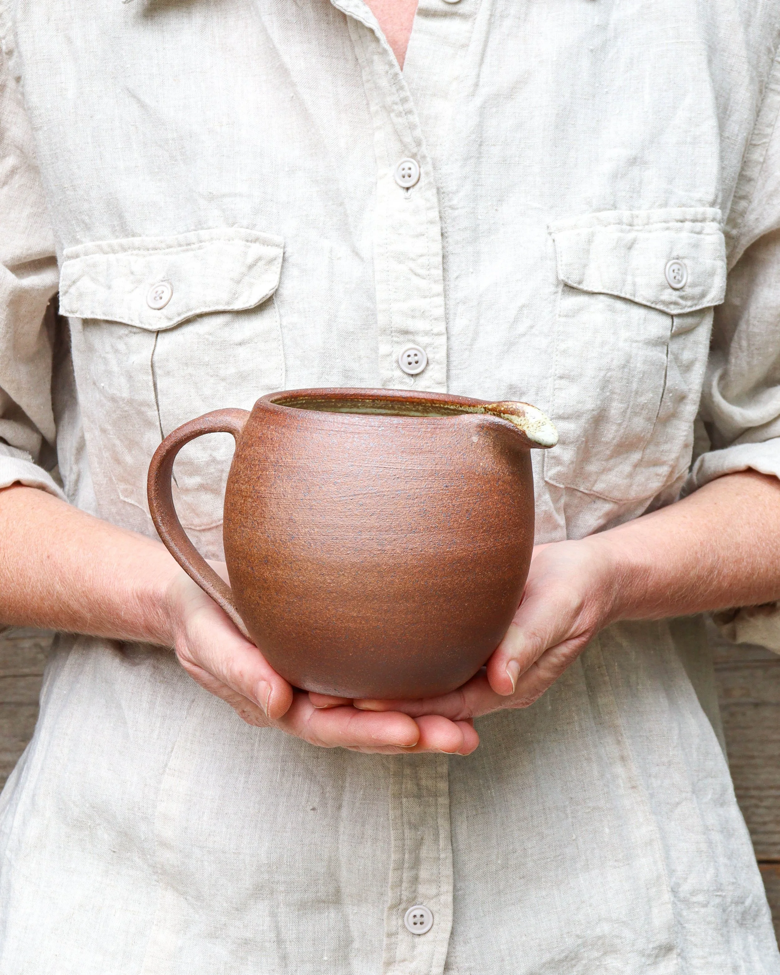 Small Curve Jug in Lichen No 1
